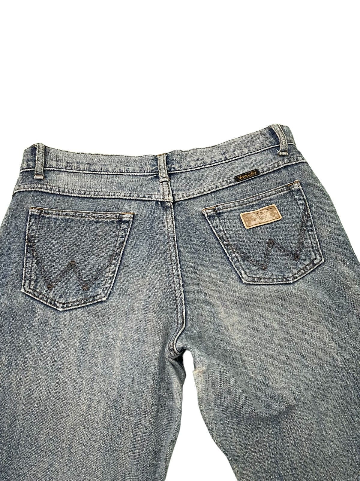 Japanese Brand Flare Jeans Vtg Wrangler Denim Boot Cut 3🟦5 Size US 31 - 18 Thumbnail