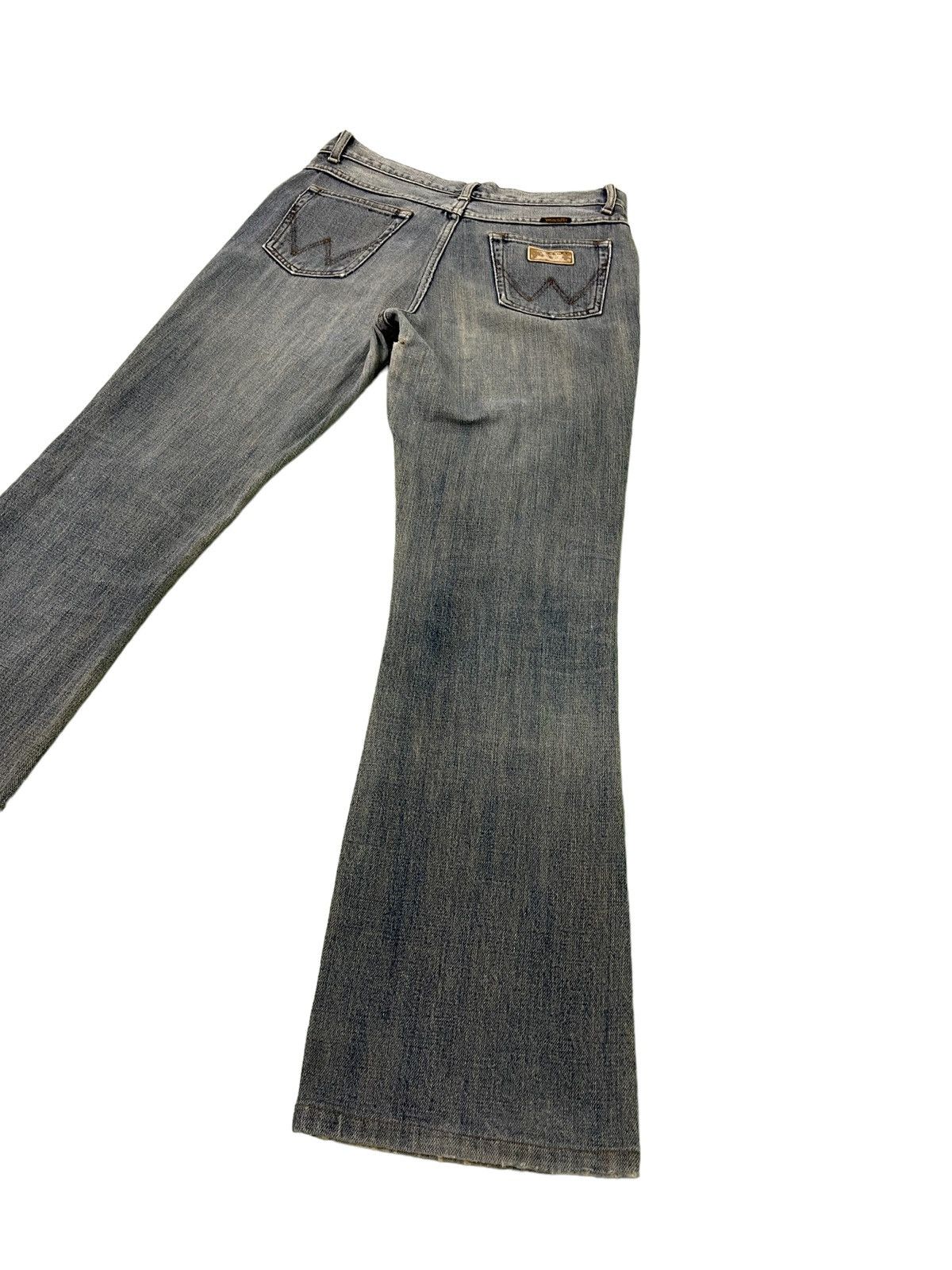 Japanese Brand Flare Jeans Vtg Wrangler Denim Boot Cut 3🟦5 Size US 31 - 13 Thumbnail
