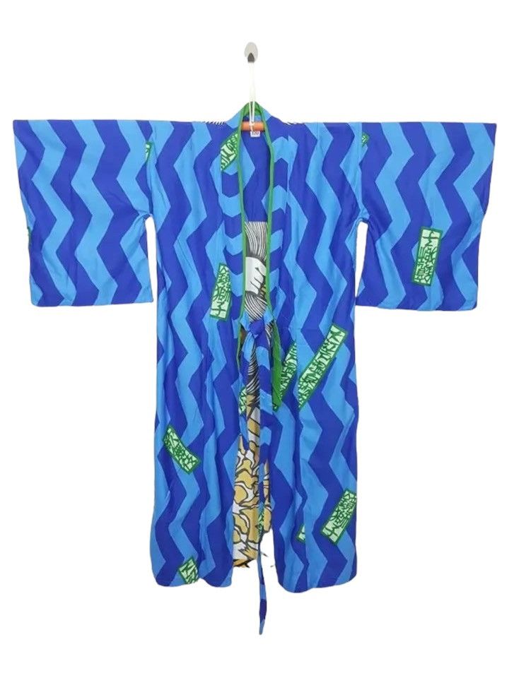 Other Warrior Yukata Abstract Japanese Long Kimono (not vintage) Size US M / EU 48-50 / 2 - 2 Thumbnail
