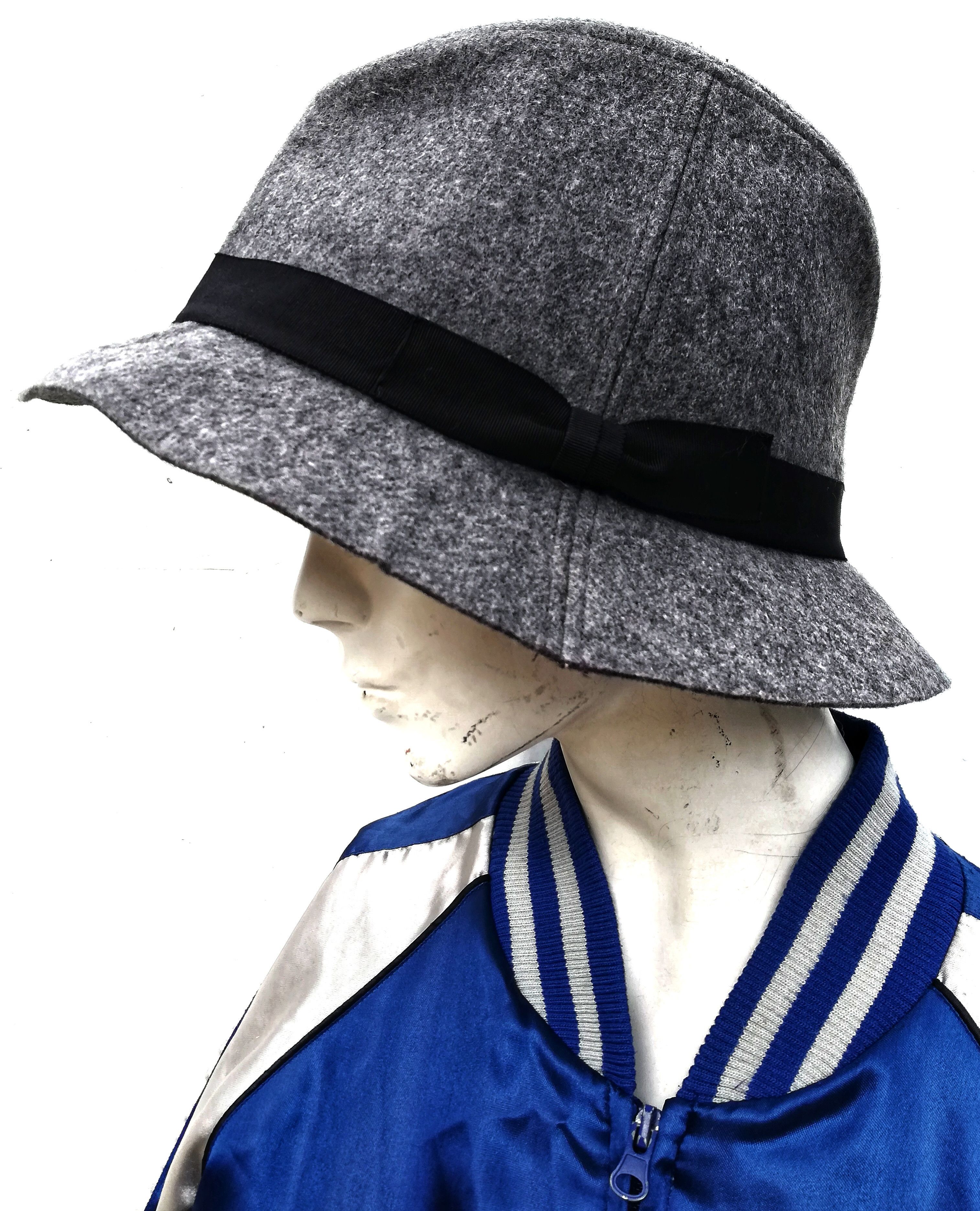 Coeur × Japanese Brand 🔥Hat Inspired Similar Undercover By Coeur Wool Bucket Hat Size ONE SIZE - 3 Thumbnail