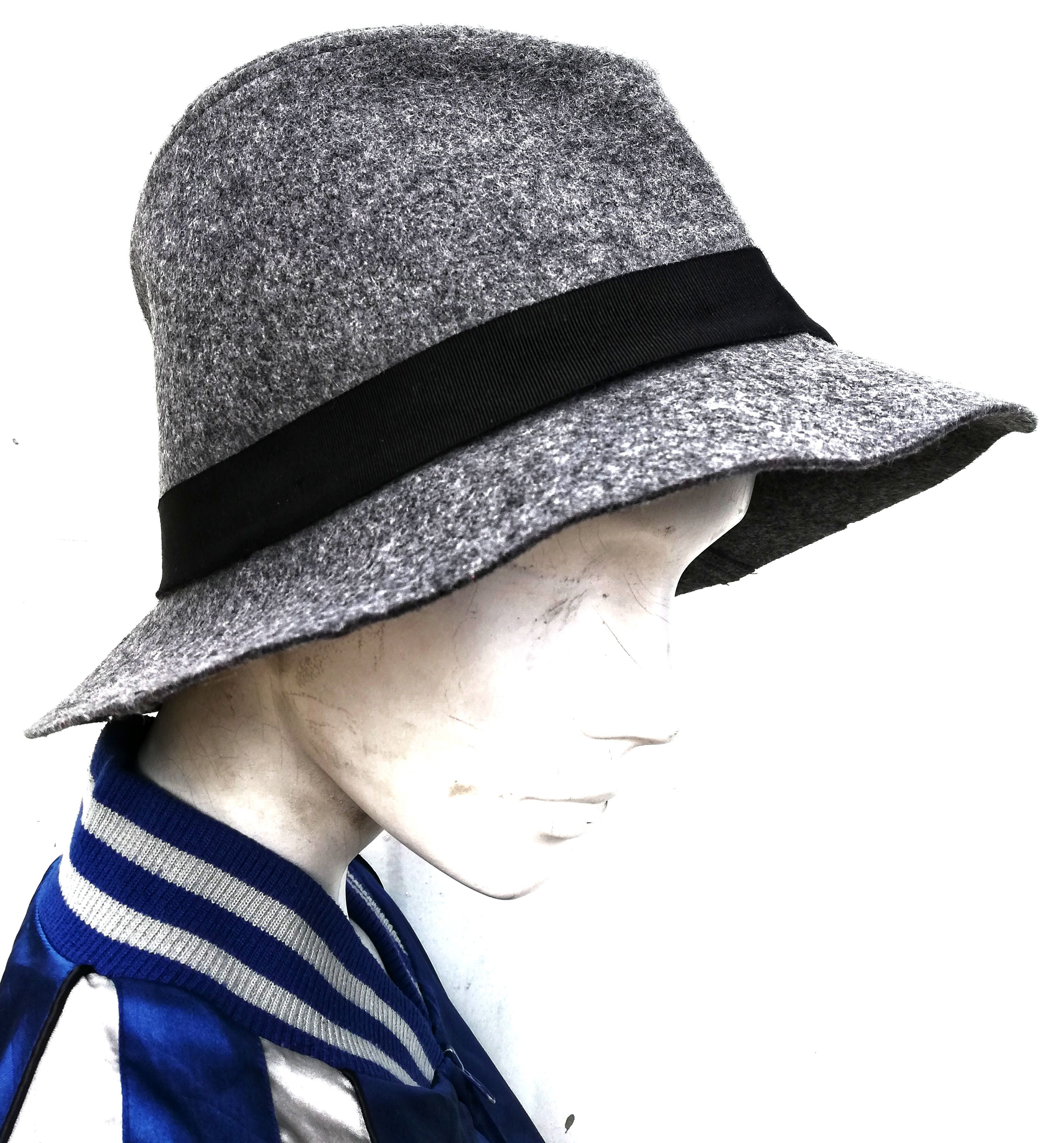 Coeur × Japanese Brand 🔥Hat Inspired Similar Undercover By Coeur Wool Bucket Hat Size ONE SIZE - 7 Thumbnail