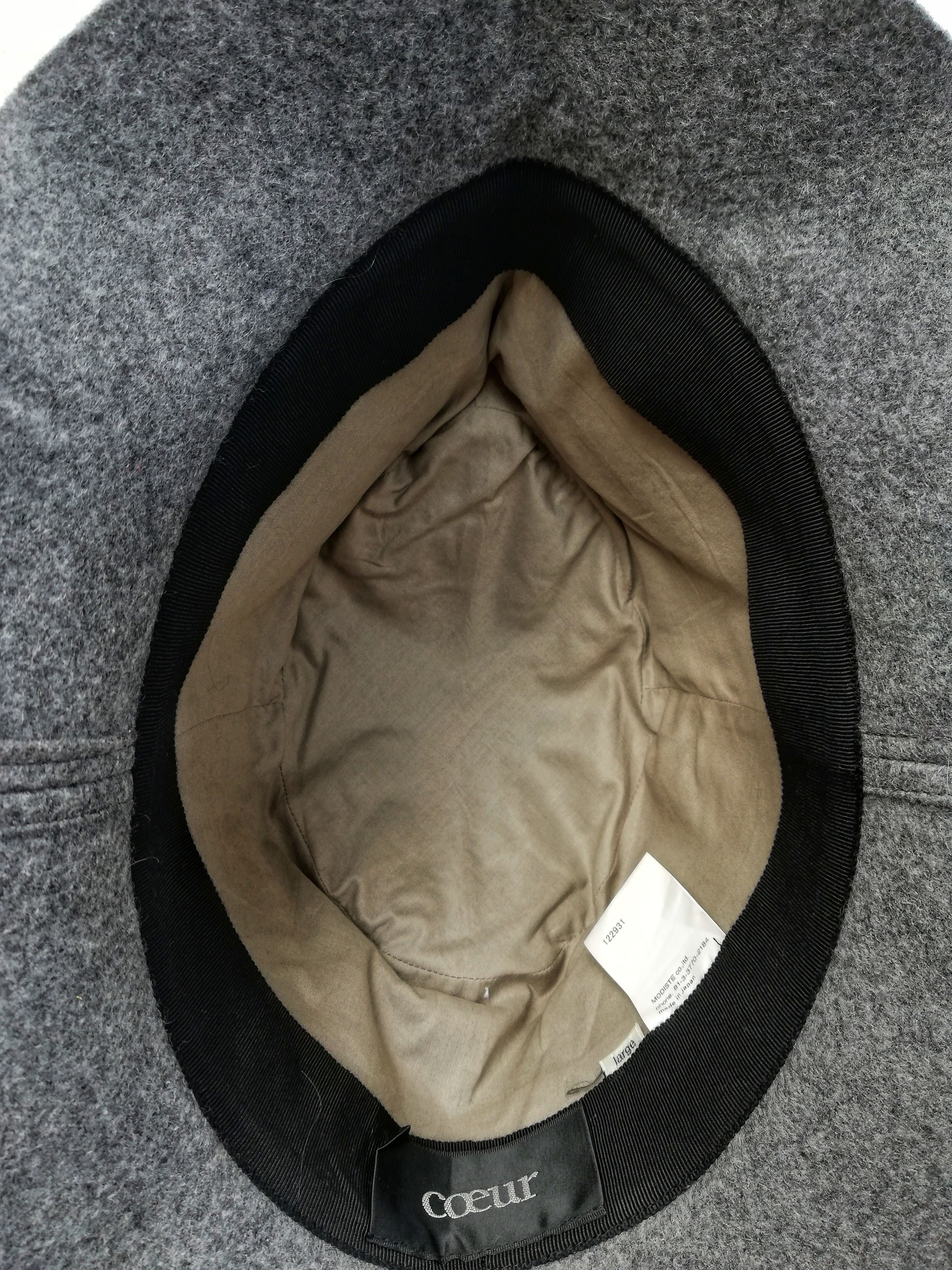 Coeur × Japanese Brand 🔥Hat Inspired Similar Undercover By Coeur Wool Bucket Hat Size ONE SIZE - 9 Thumbnail