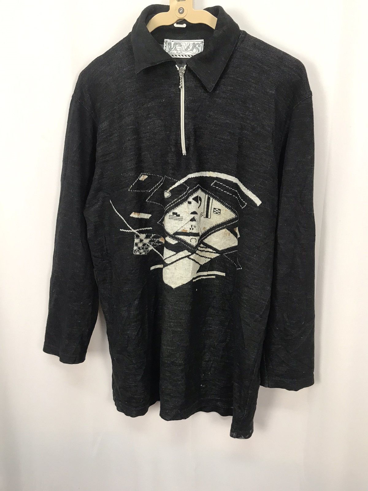 Versus Versus half zipper knit long sleeve made in Italy Size US M / EU 48-50 / 2 - 3 Thumbnail
