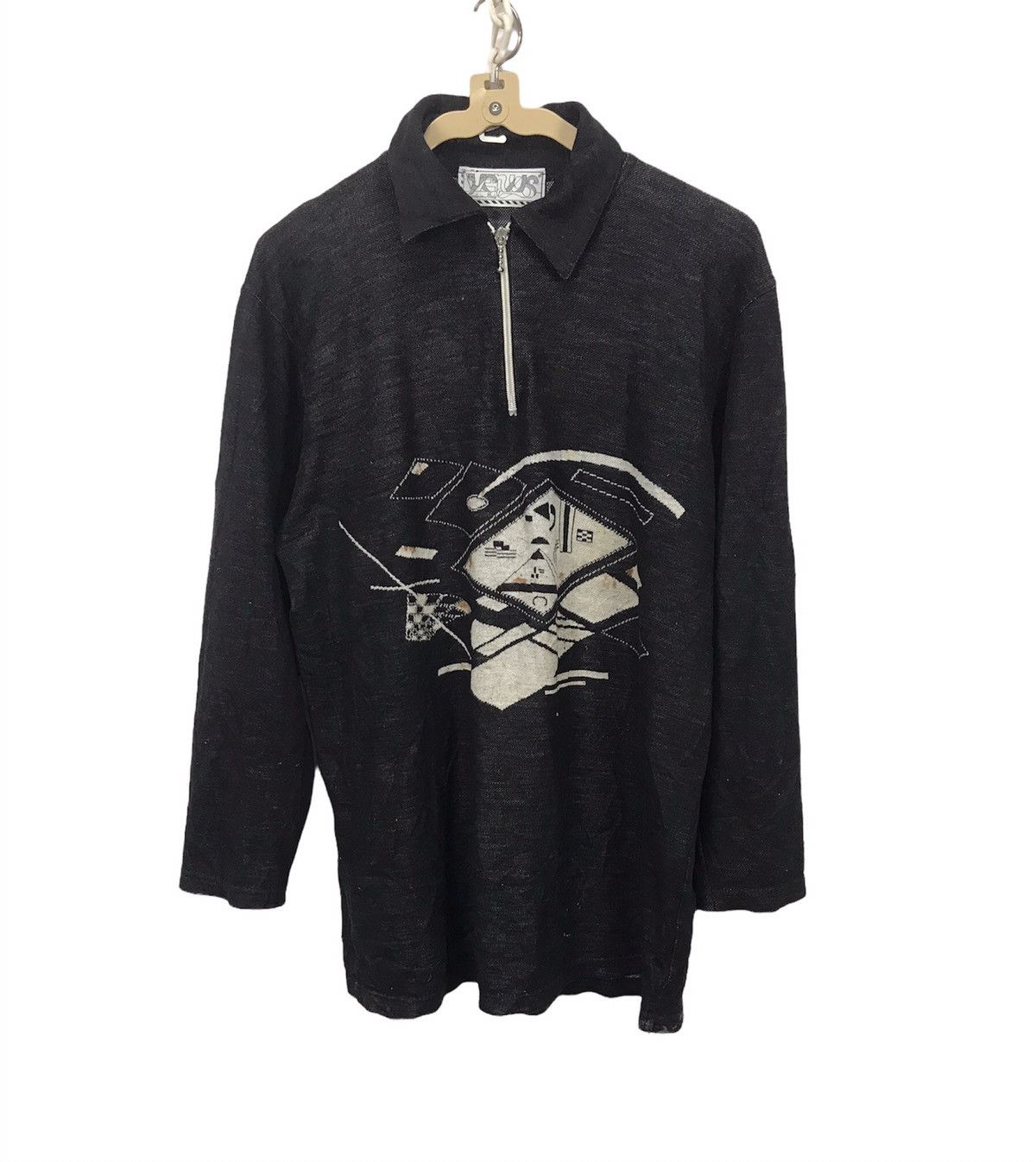 Versus Versus half zipper knit long sleeve made in Italy Size US M / EU 48-50 / 2 - 1 Thumbnail