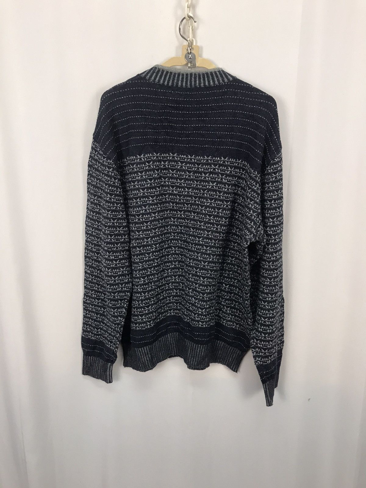 Japanese Brand × Vintage Vintage crocodile half zipper small logo knit sweatshirt Size US L / EU 52-54 / 3 - 5 Thumbnail
