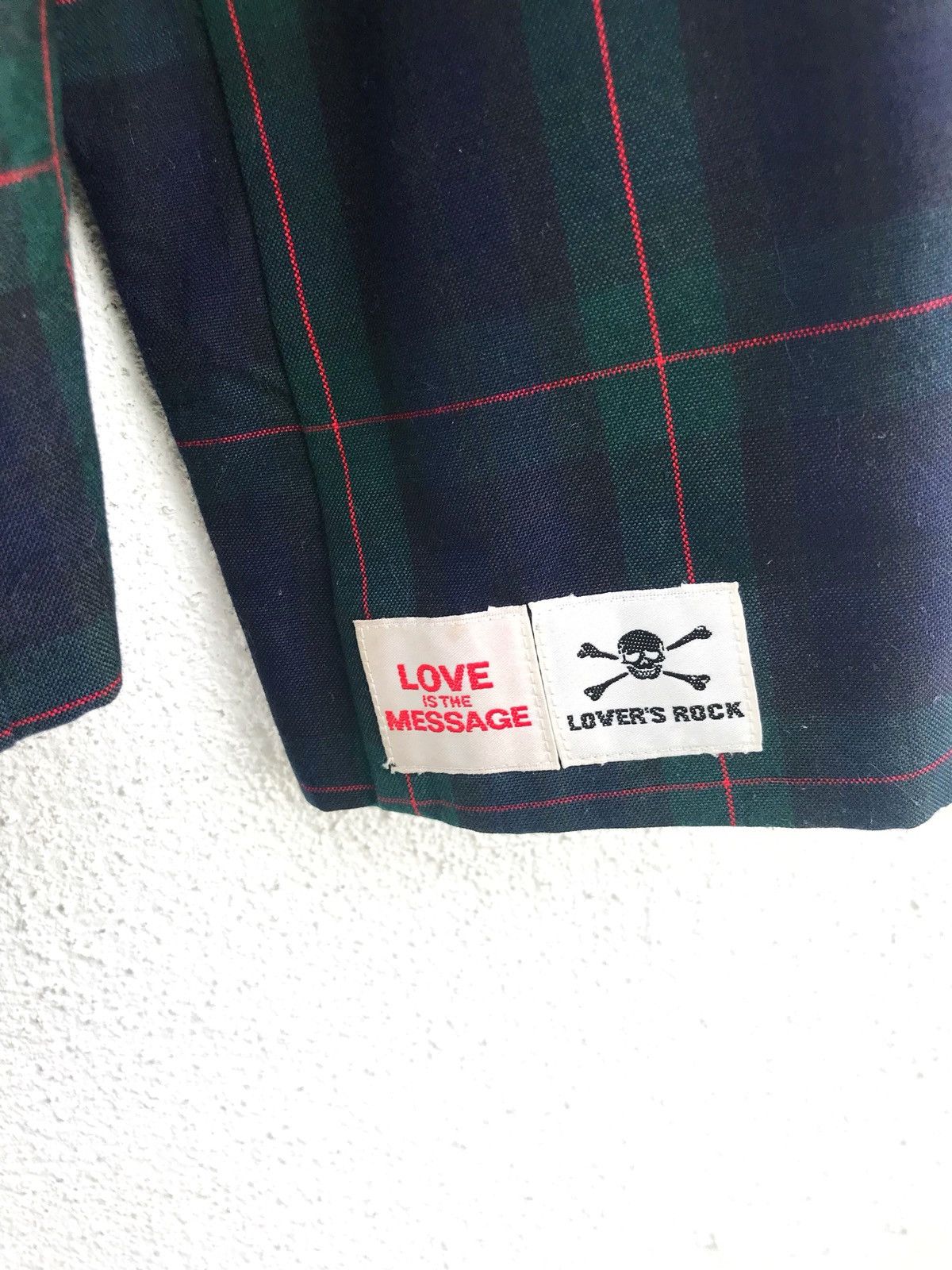 Japanese Brand × Seditionaries Superlover Love IS The Message Checked Plaid Green Jacket Size US XS / EU 42 / 0 - 5 Thumbnail