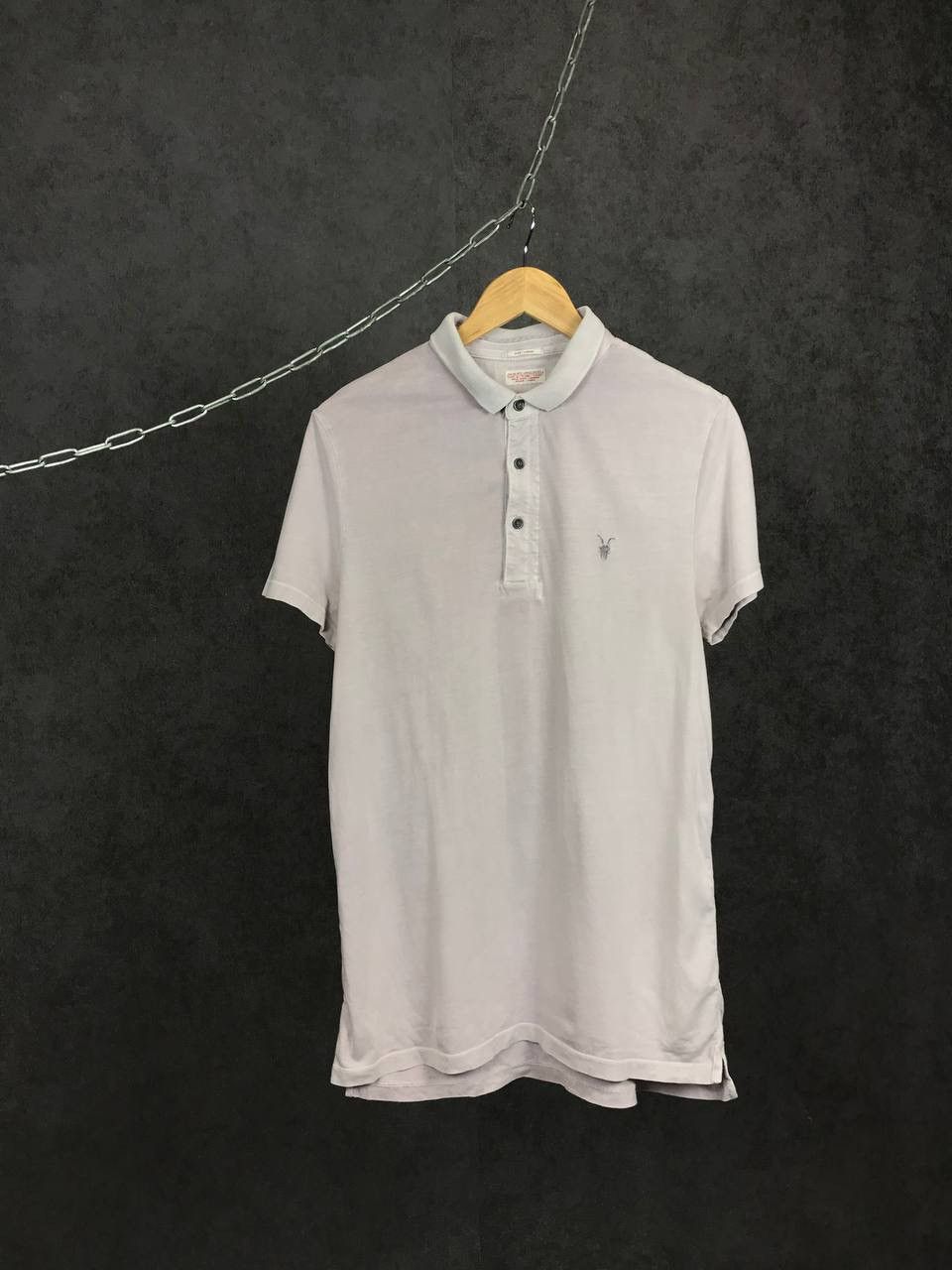 Allsaints Allsaints luxury streetwear vintage polo tee Size US M / EU 48-50 / 2 - 1 Thumbnail