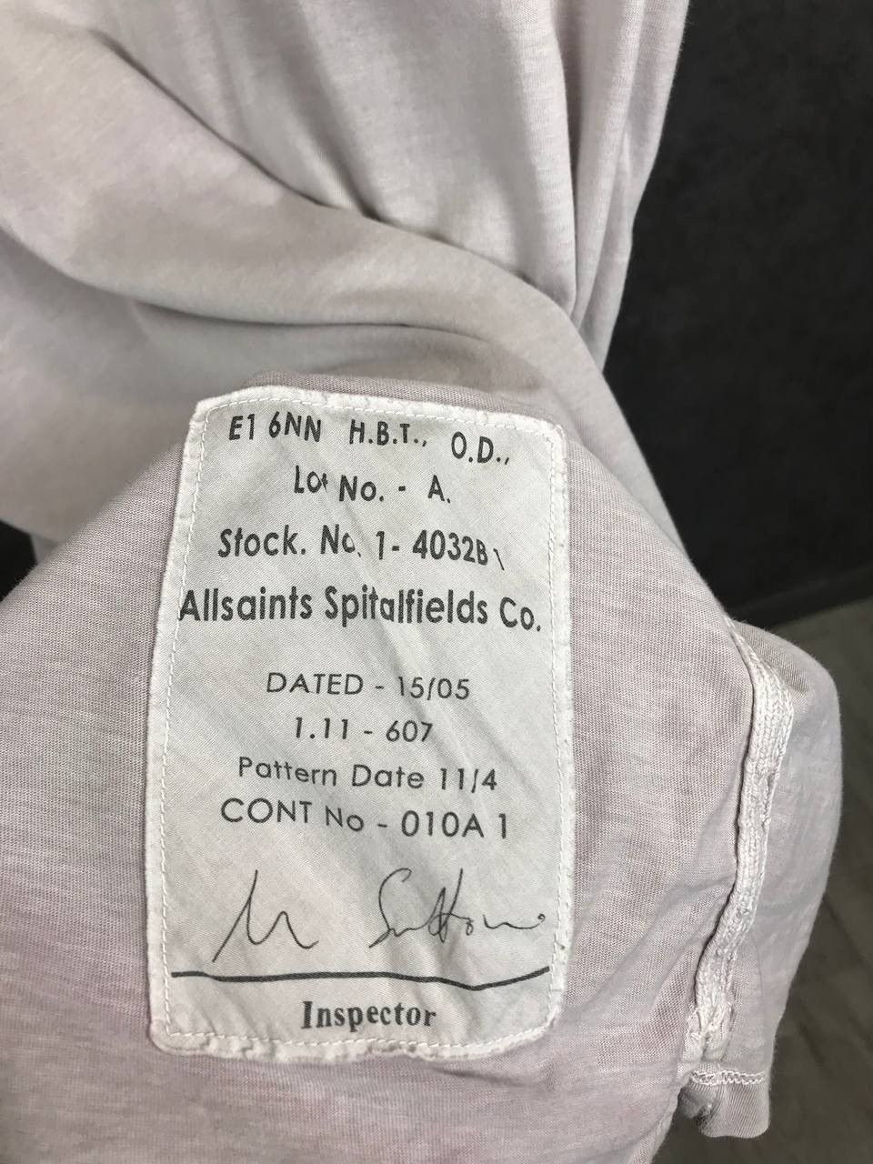 Allsaints Allsaints luxury streetwear vintage polo tee Size US M / EU 48-50 / 2 - 4 Thumbnail