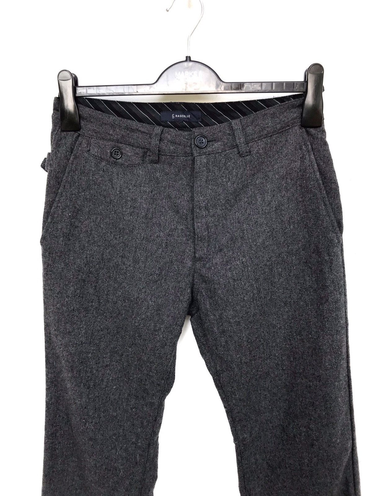 Japanese Brand × RAGEBLUE Japanese Brand RageBlue Wool Cropped Pants Size US 30 / EU 46 - 1 Thumbnail