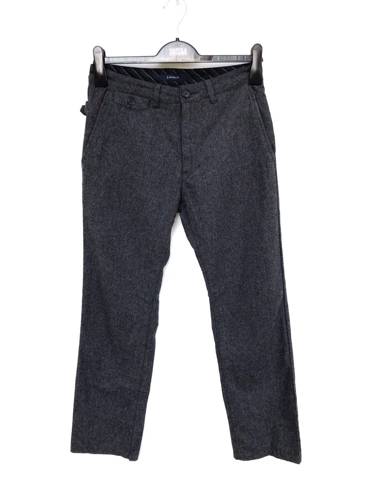 Japanese Brand × RAGEBLUE Japanese Brand RageBlue Wool Cropped Pants Size US 30 / EU 46 - 2 Thumbnail