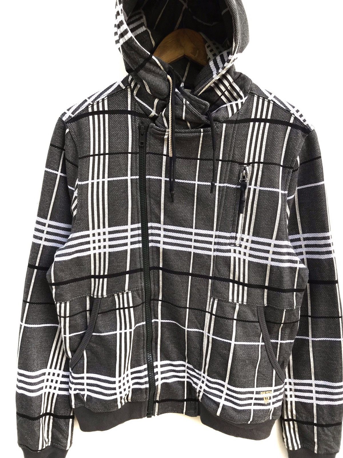 Diesel Diesel Base Metal Checkered Nova Check Hoodie Zipper Jacket Size US M / EU 48-50 / 2 - 4 Thumbnail
