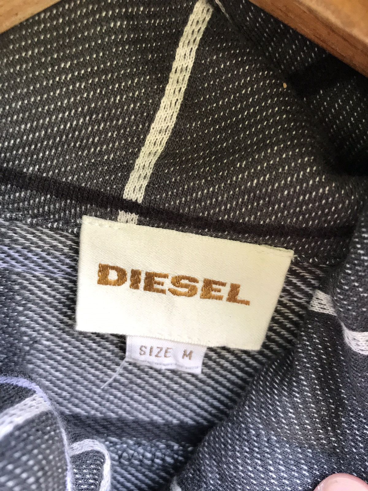 Diesel Diesel Base Metal Checkered Nova Check Hoodie Zipper Jacket Size US M / EU 48-50 / 2 - 9 Thumbnail