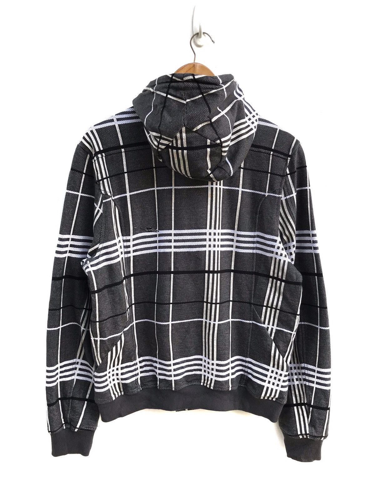 Diesel Diesel Base Metal Checkered Nova Check Hoodie Zipper Jacket Size US M / EU 48-50 / 2 - 2 Thumbnail