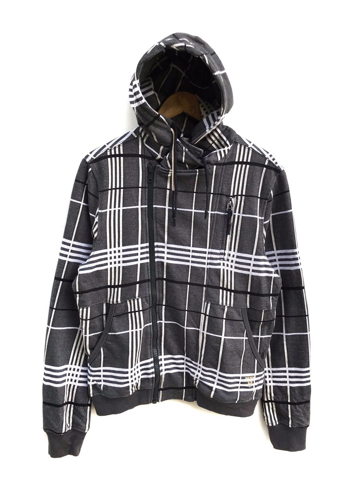 Diesel Diesel Base Metal Checkered Nova Check Hoodie Zipper Jacket Size US M / EU 48-50 / 2 - 3 Thumbnail