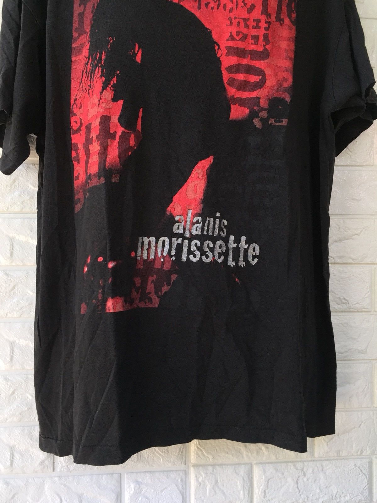 Band Tees × Vintage VINTAGE ALANIS MORISSETTE GRUNGE TSHIRT Size US XL / EU 56 / 4 - 4 Thumbnail