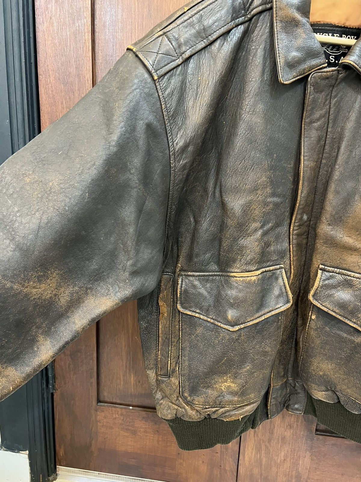 Bugle Boy Bugle Boy USA Glenn Miller AAF Band Leather Jacket Size US L / EU 52-54 / 3 - 5 Thumbnail