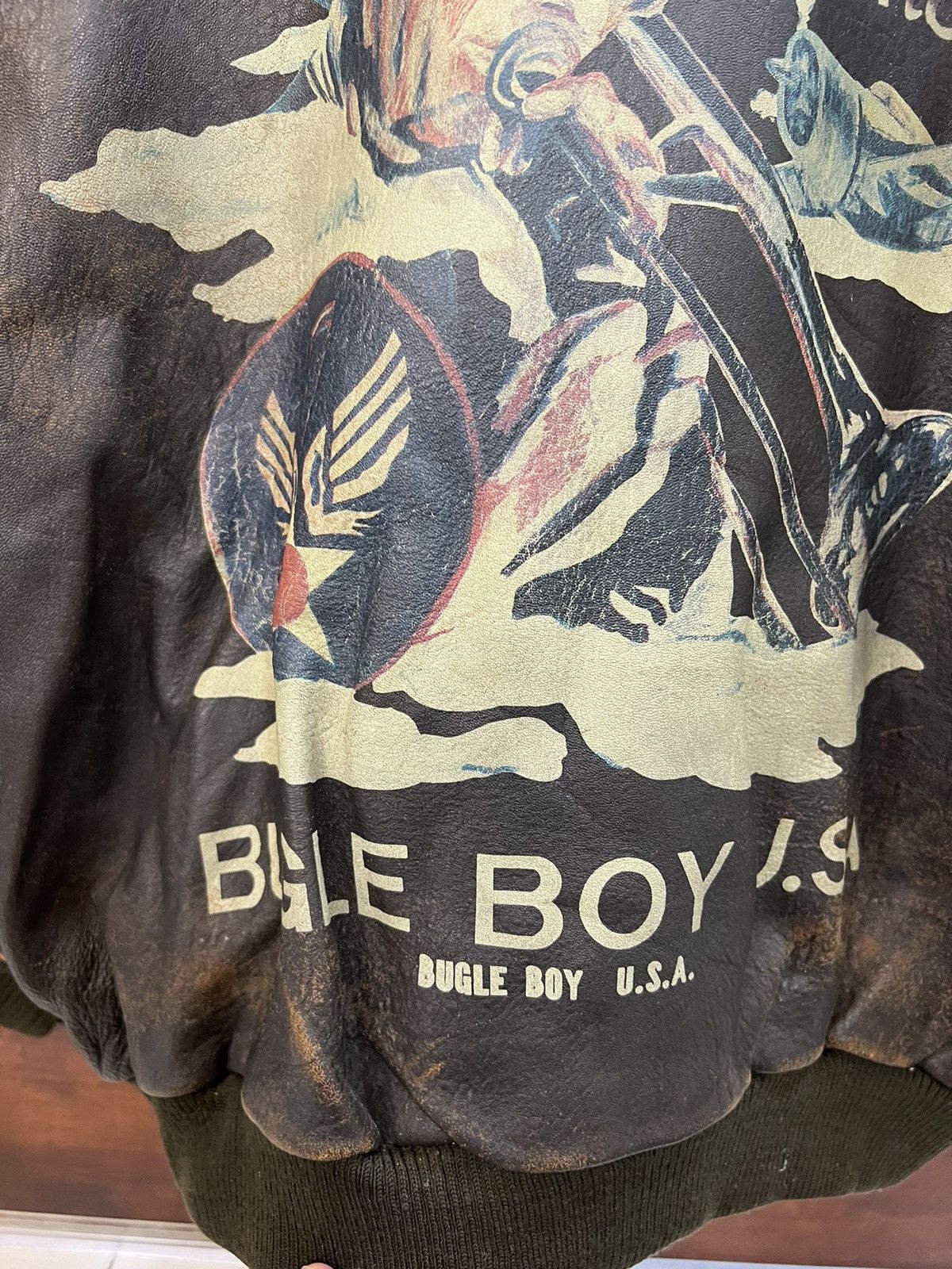 Bugle Boy Bugle Boy USA Glenn Miller AAF Band Leather Jacket Size US L / EU 52-54 / 3 - 3 Thumbnail