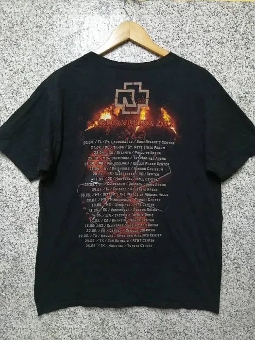 Band Tees × Vintage VINTAGE RAMMSTEIN VERY RARE Size US L / EU 52-54 / 3 - 2 Thumbnail