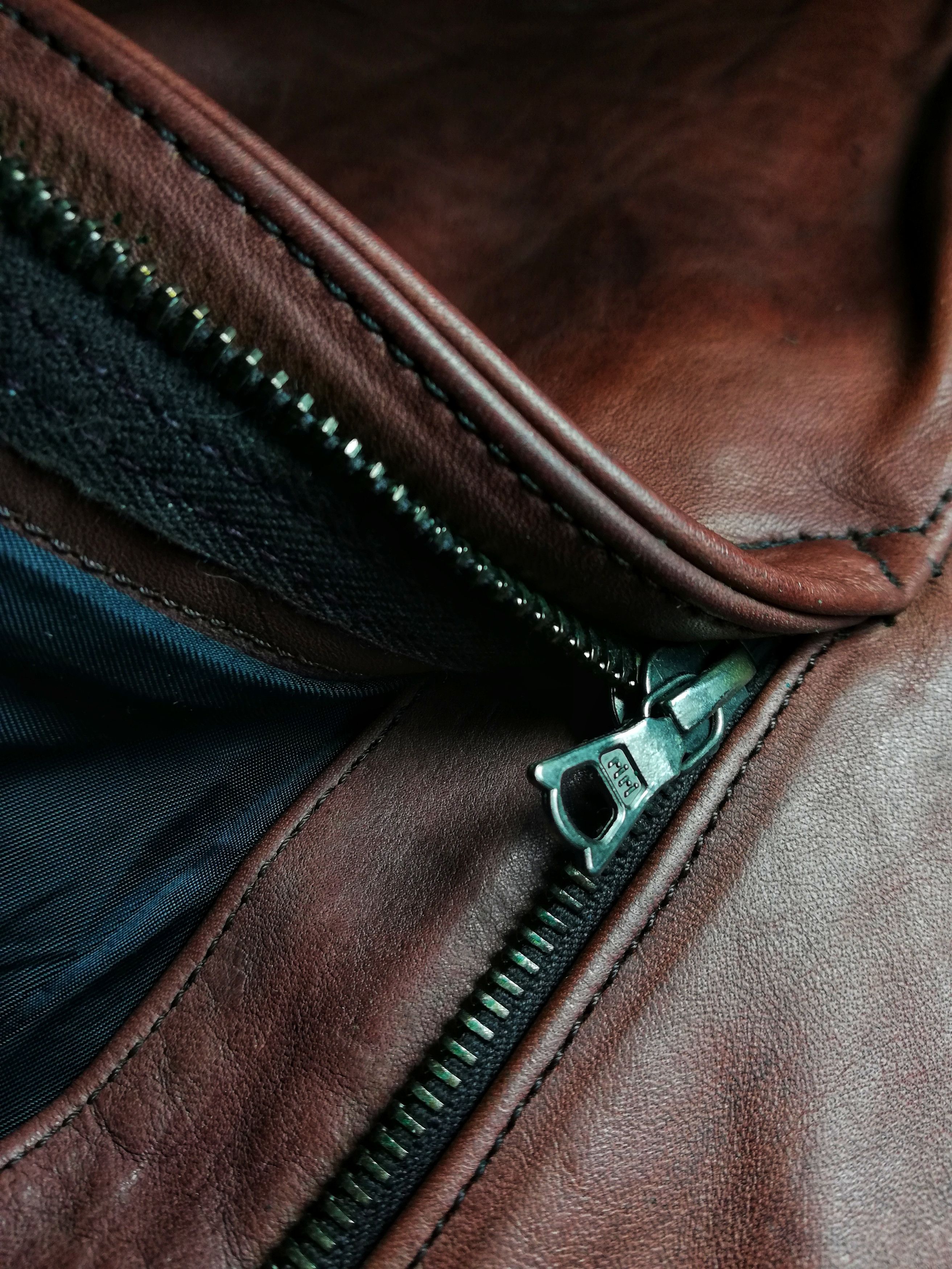 Attachment × Genuine Leather 🔥Attachment Brown Horse Leather Rocker Style Pants🔥 Size US 28 / EU 44 - 6 Thumbnail