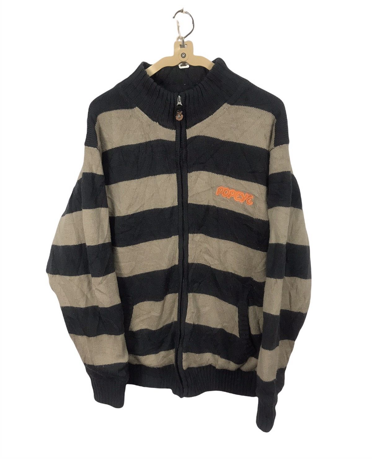 Cartoon Network × Vintage Vintage Popeye knit jacket Size US M / EU 48-50 / 2 - 1 Thumbnail