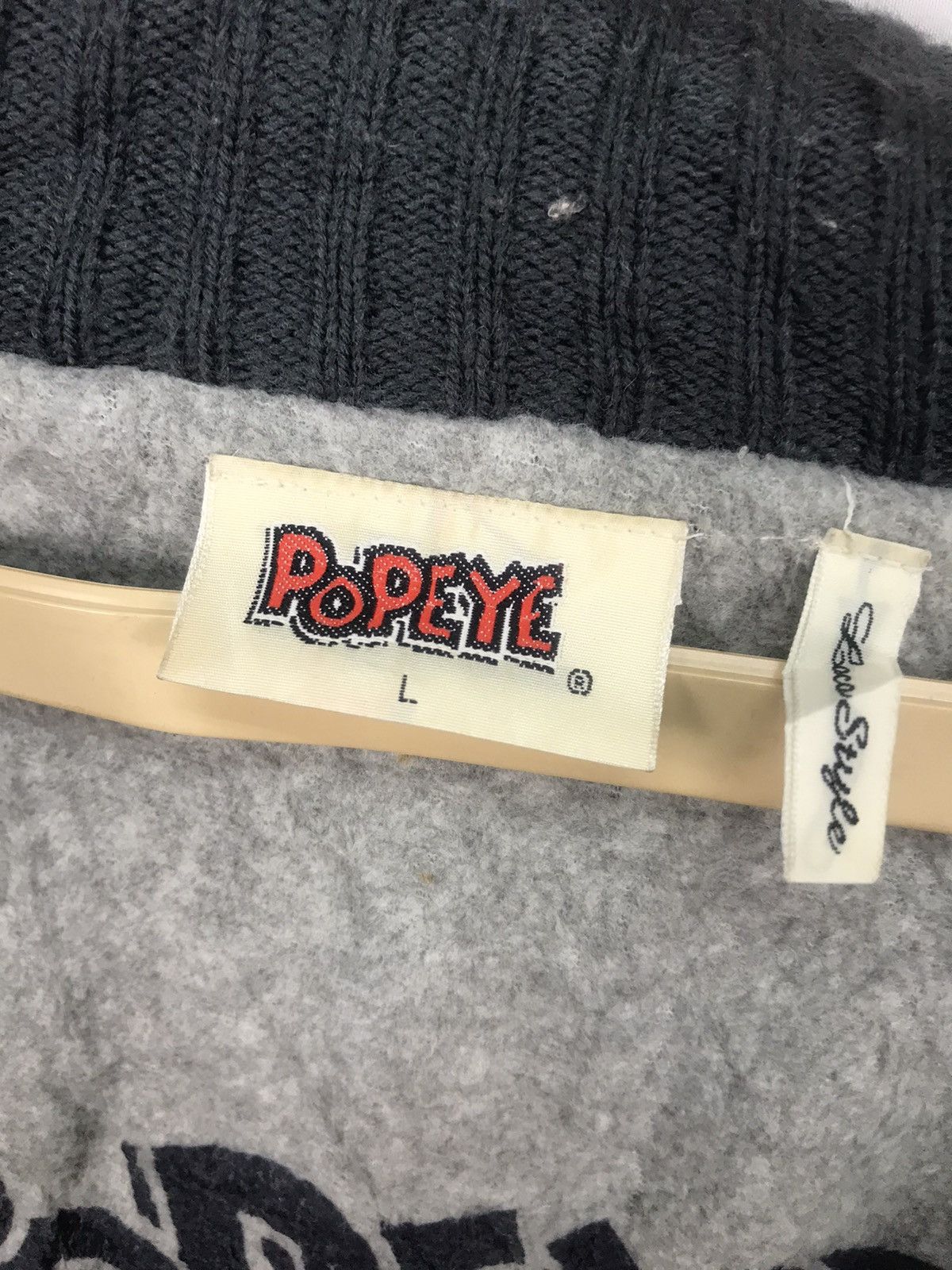 Cartoon Network × Vintage Vintage Popeye knit jacket Size US M / EU 48-50 / 2 - 4 Thumbnail