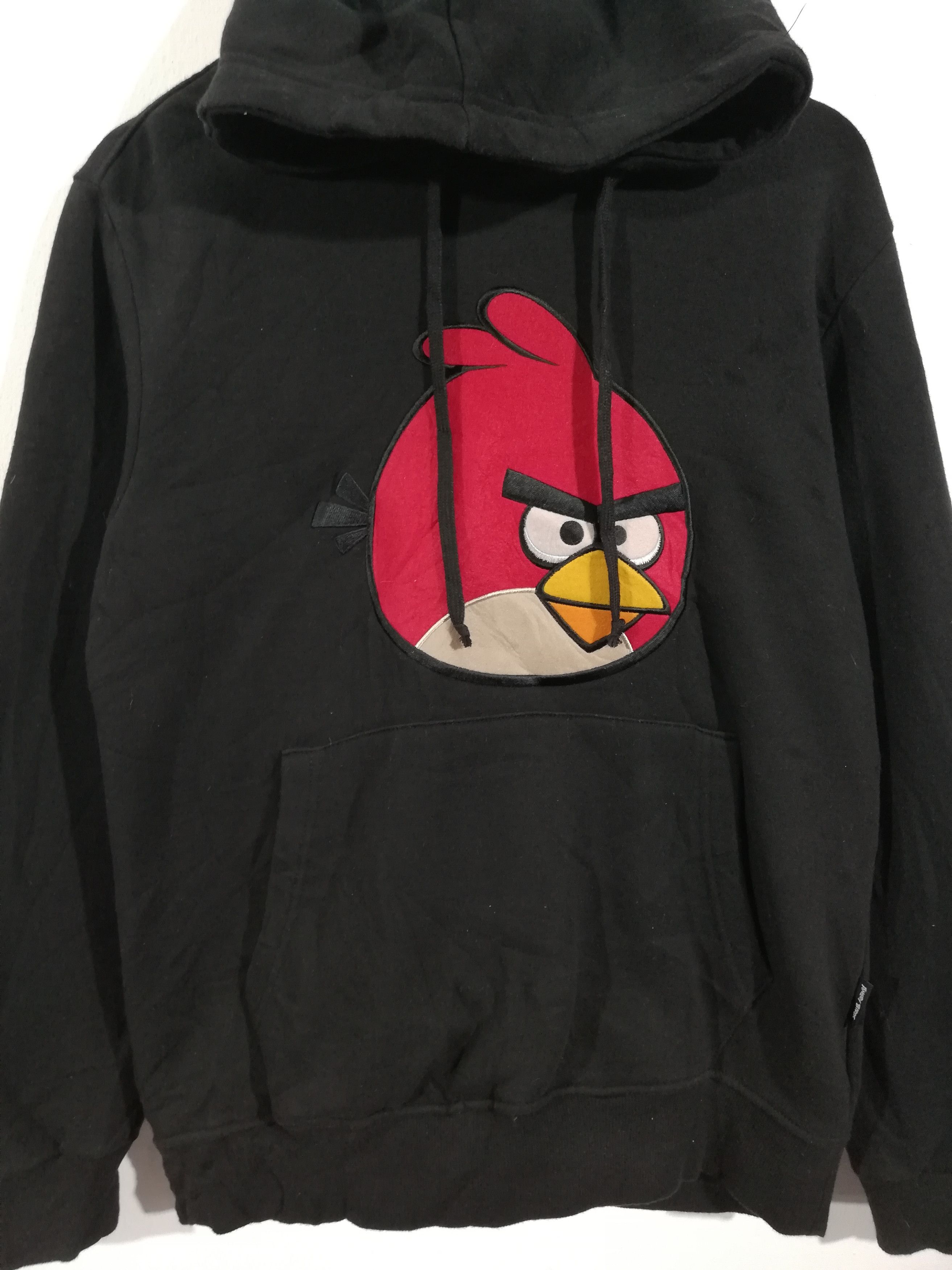 Cartoon Network Angry Birds Embroidered Black Hoodie Size US L / EU 52-54 / 3 - 3 Thumbnail