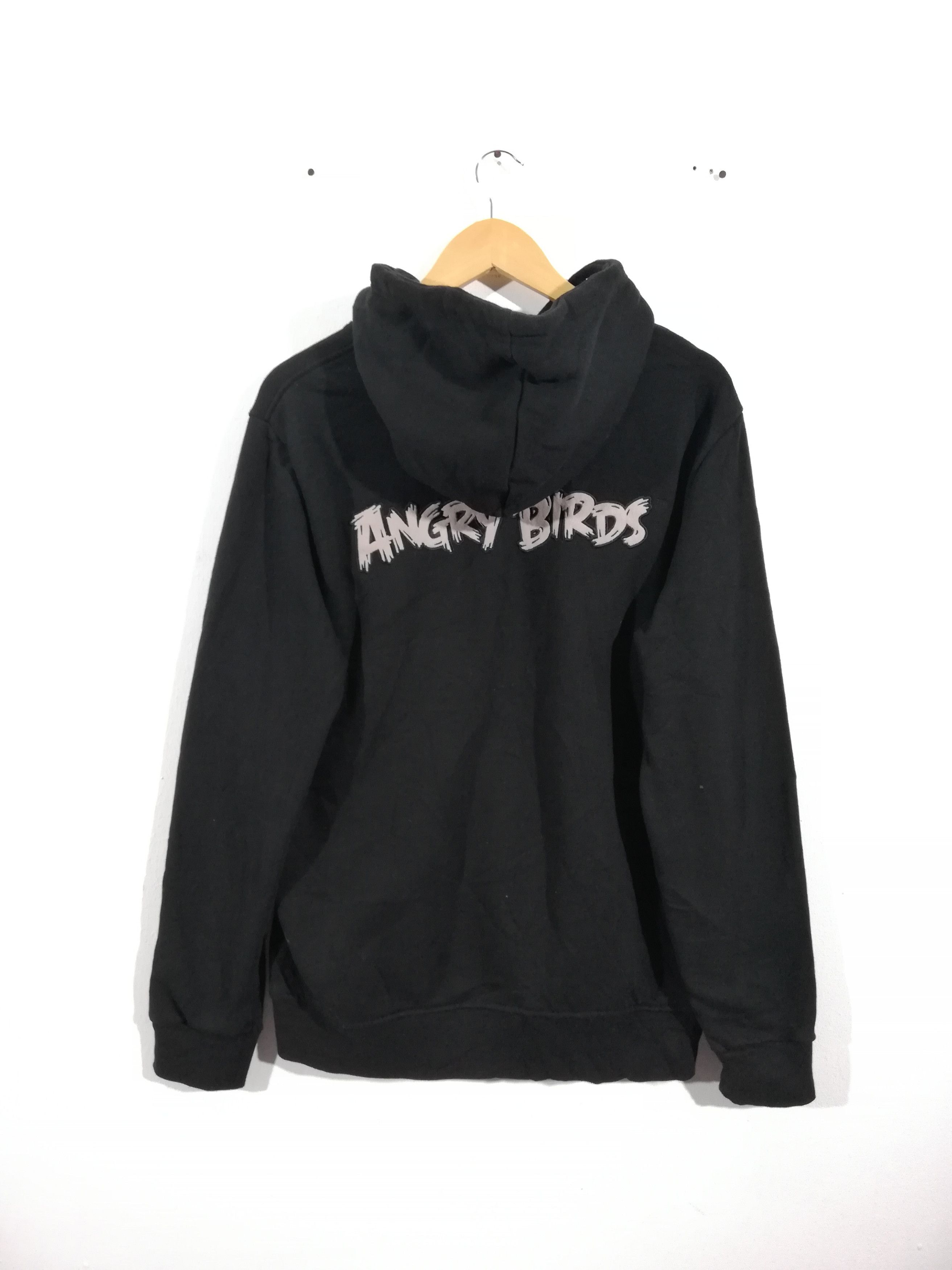 Cartoon Network Angry Birds Embroidered Black Hoodie Size US L / EU 52-54 / 3 - 2 Thumbnail