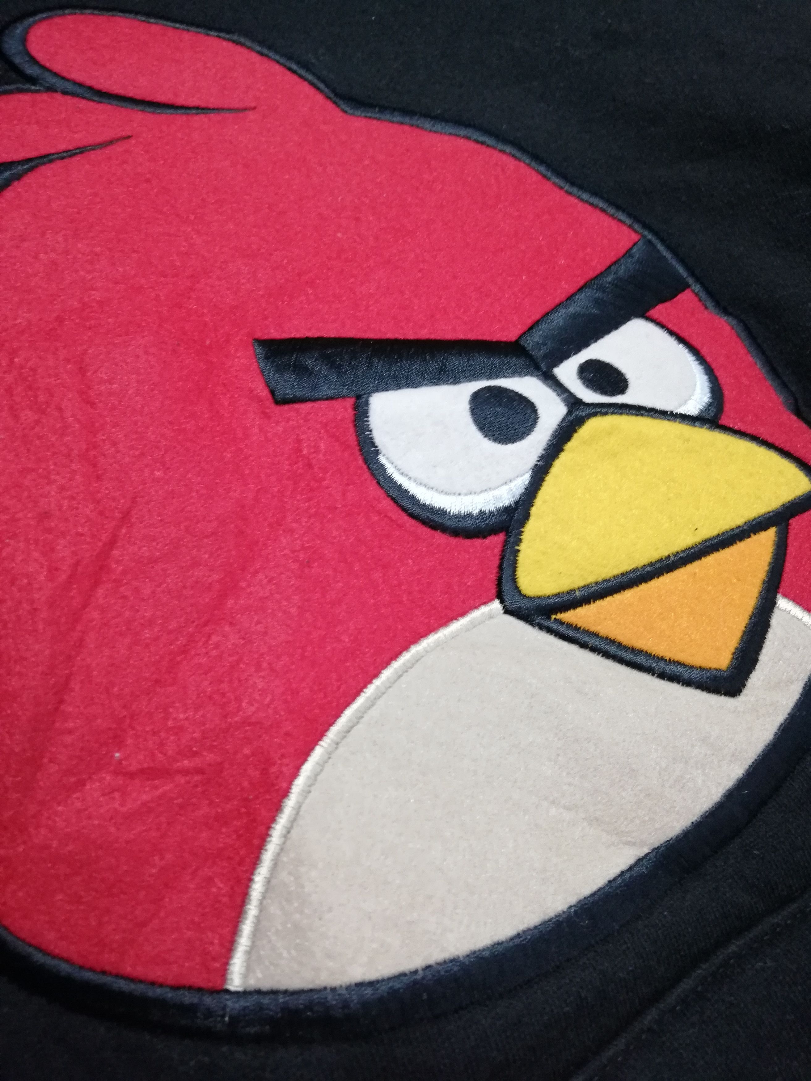 Cartoon Network Angry Birds Embroidered Black Hoodie Size US L / EU 52-54 / 3 - 5 Thumbnail