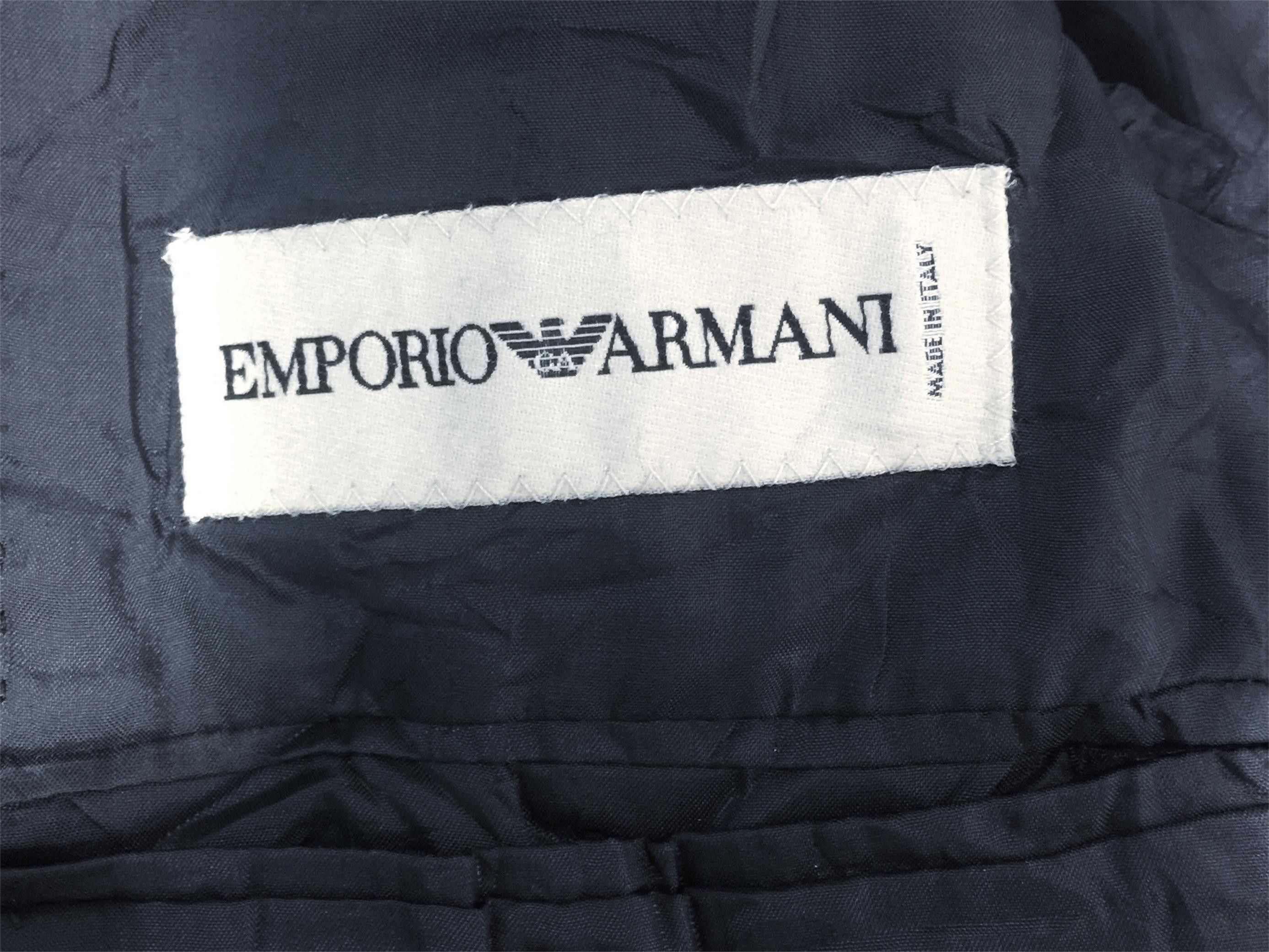 Emporio Armani × Vintage Rare Vintage Emporio Armani Blazer Suits Made in Italy Size US M / EU 48-50 / 2 - 8 Thumbnail