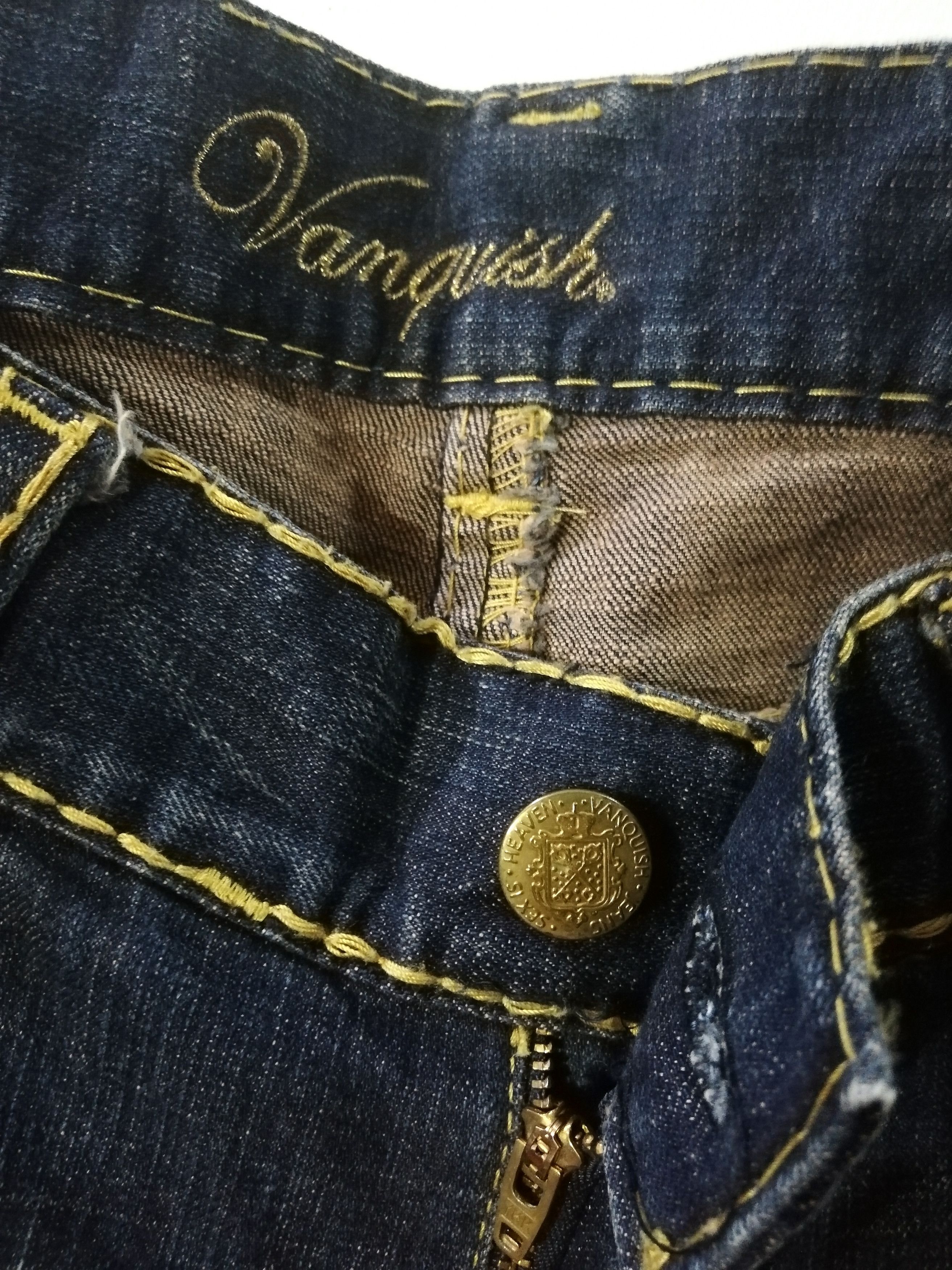 Vanquish Vanquish Double Gold stitched Denim Size US 34 / EU 50 - 3 Thumbnail