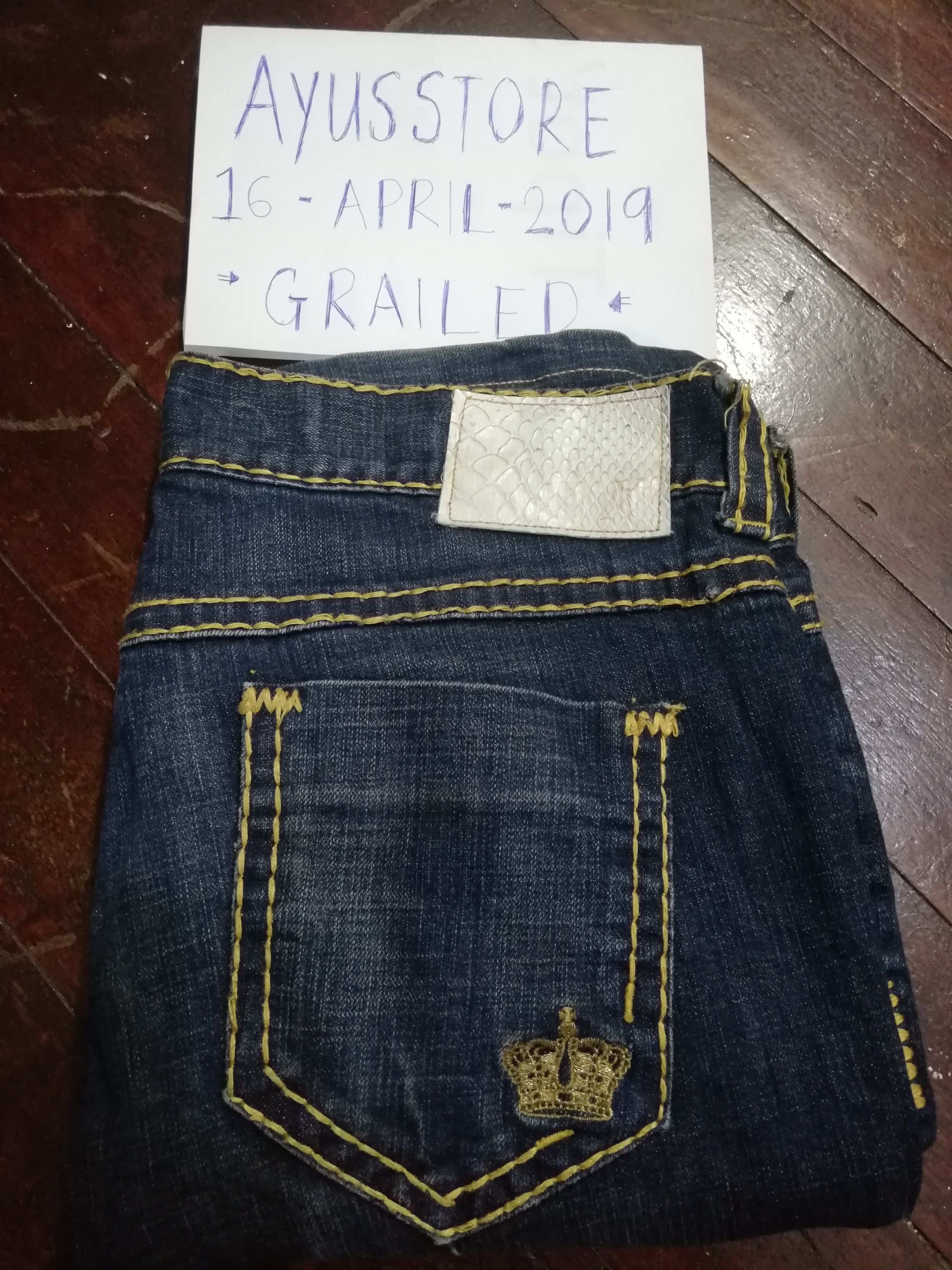 Vanquish Vanquish Double Gold stitched Denim Size US 34 / EU 50 - 1 Thumbnail