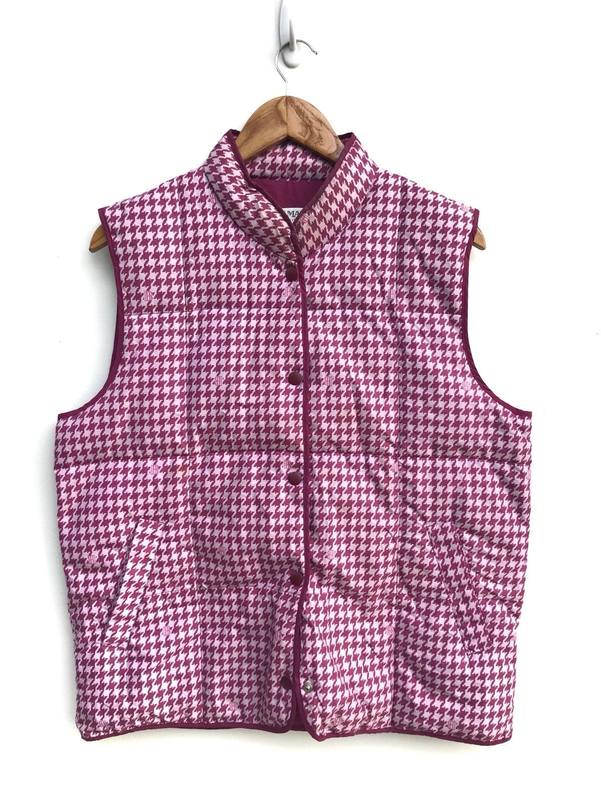Balmain Balmain Paris Quilted Monogram Button Vest Size US S / EU 44-46 / 1 - 1 Thumbnail