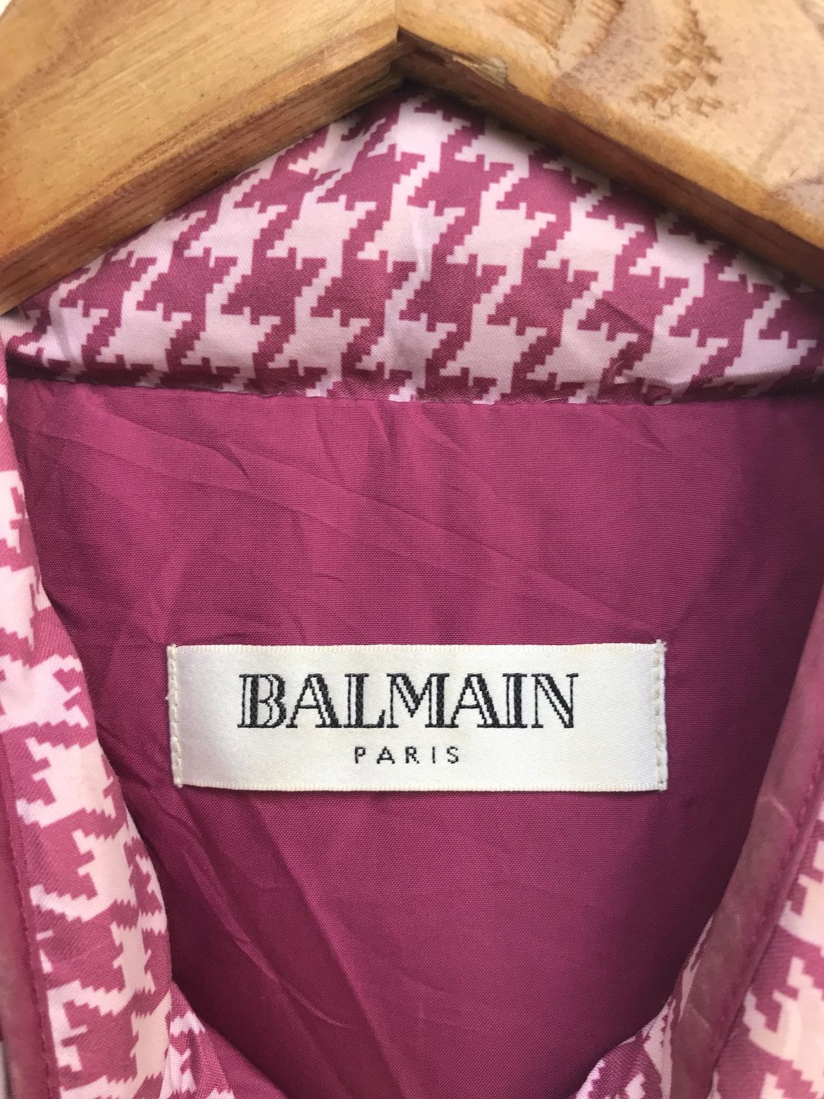 Balmain Balmain Paris Quilted Monogram Button Vest Size US S / EU 44-46 / 1 - 4 Thumbnail