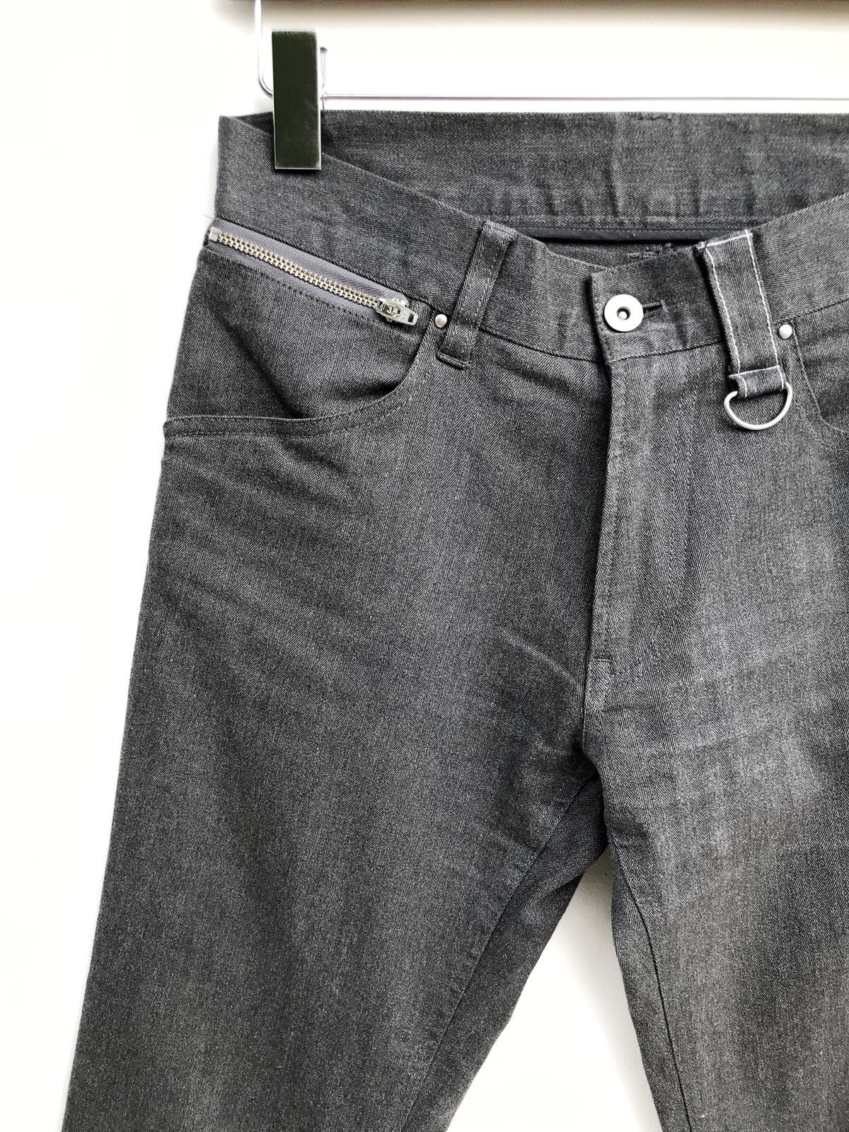 Designer × Japanese Brand Atelier Sab Men A.S.M Side Front Back Zipper Slim Fit Pants Size US 28 / EU 44 - 1 Thumbnail