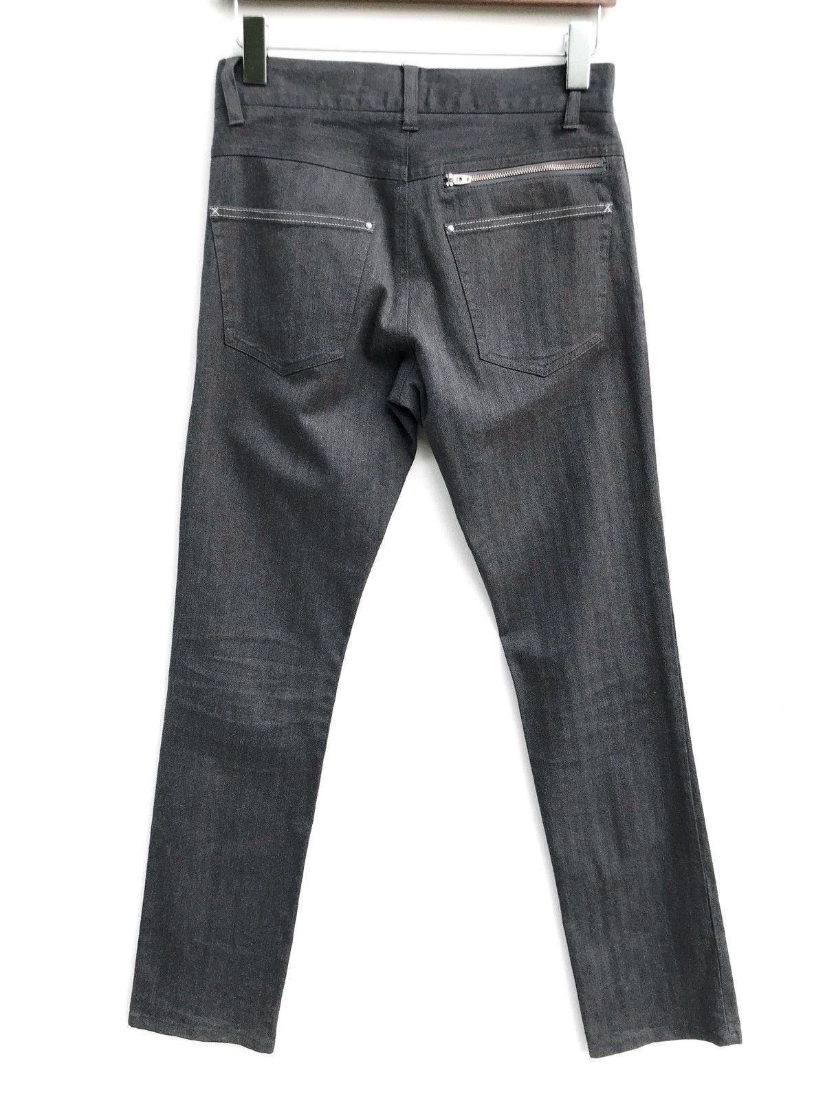 Designer × Japanese Brand Atelier Sab Men A.S.M Side Front Back Zipper Slim Fit Pants Size US 28 / EU 44 - 3 Thumbnail