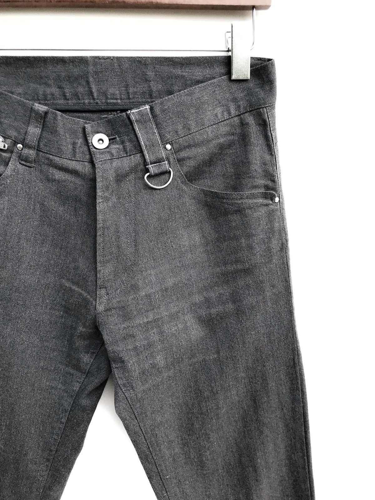 Designer × Japanese Brand Atelier Sab Men A.S.M Side Front Back Zipper Slim Fit Pants Size US 28 / EU 44 - 4 Thumbnail