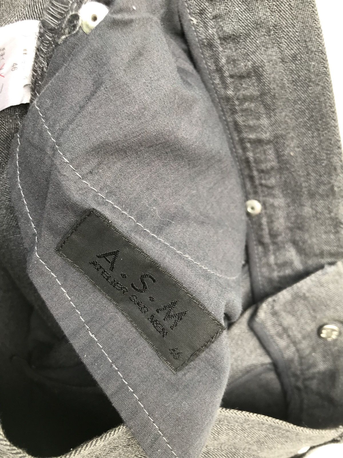 Designer × Japanese Brand Atelier Sab Men A.S.M Side Front Back Zipper Slim Fit Pants Size US 28 / EU 44 - 12 Thumbnail