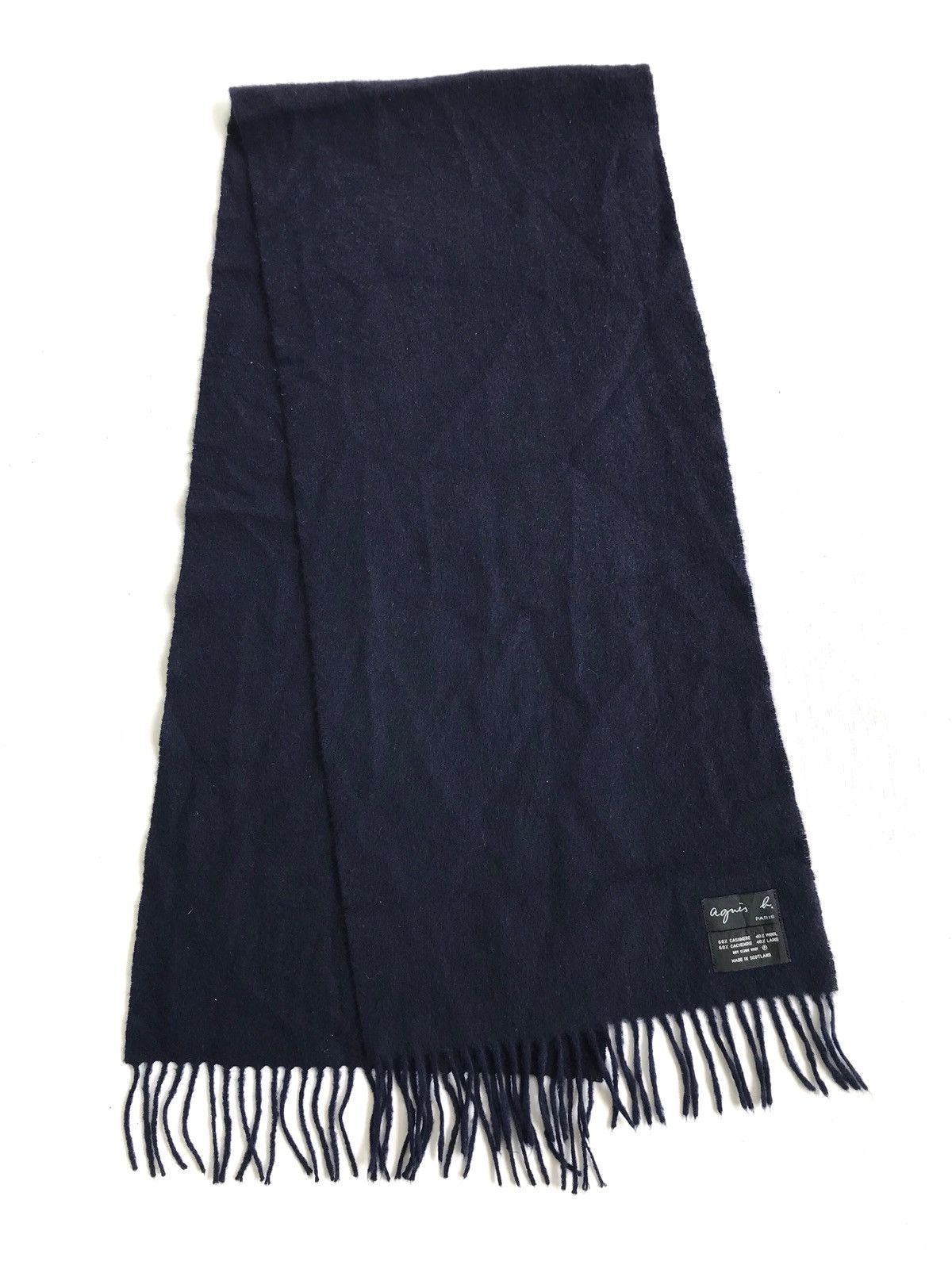 agnes b. Cashmere & Wool Made In Scotland Muffler Size ONE SIZE - 1 Thumbnail