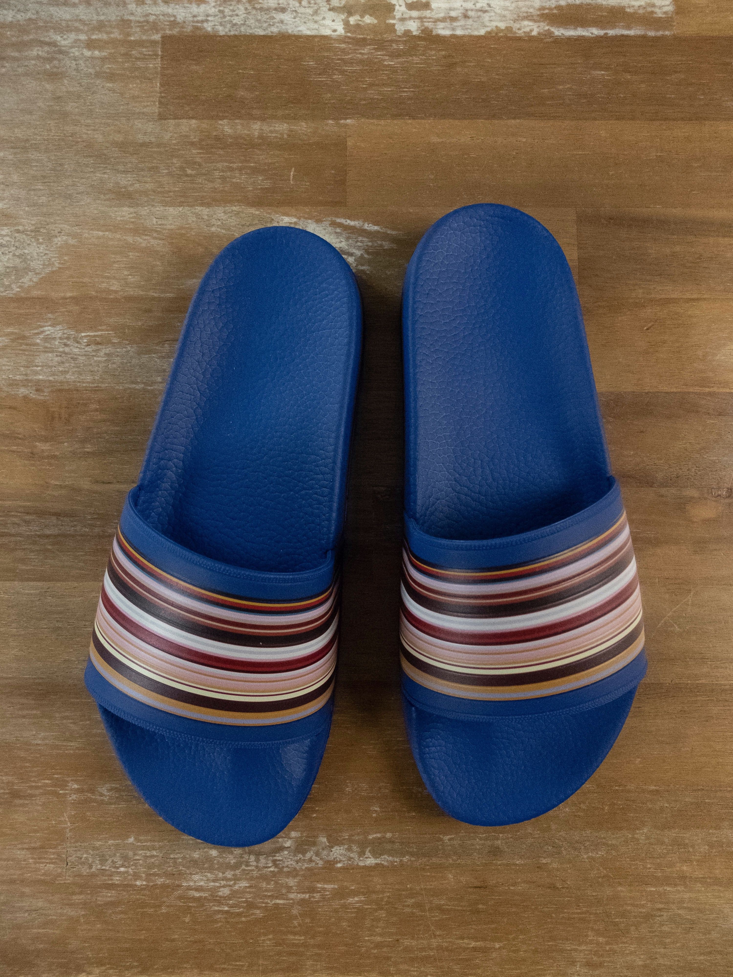 Paul Smith PAUL SMITH Ruben stripe slides sandals 9 US / 42 EU / 8 UK Size US 9 / EU 42 - 2 Thumbnail