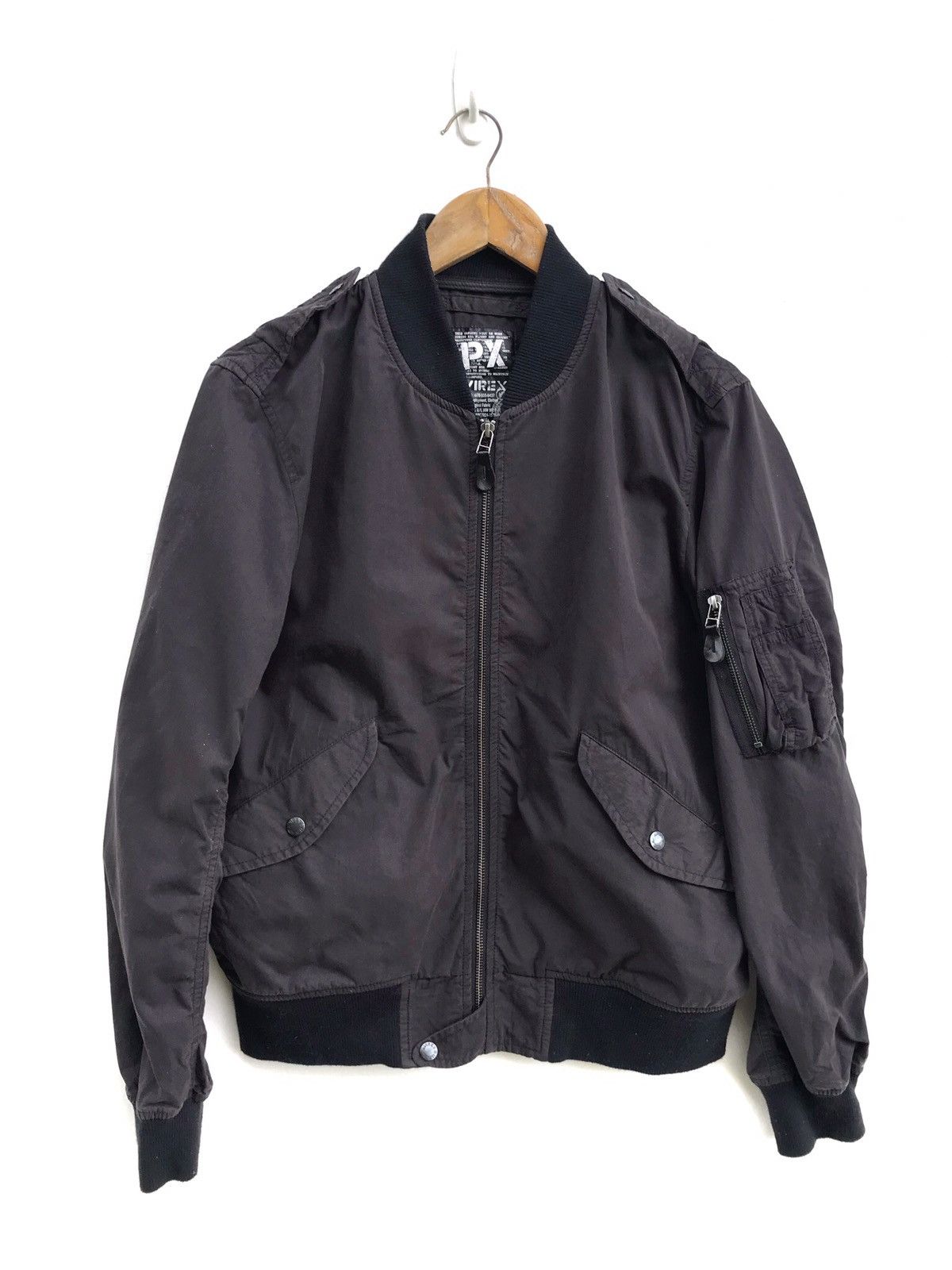 Avirex Avirex Cotton Bomber Jacket Nice Design Bikers Casual Style Size US S / EU 44-46 / 1 - 1 Thumbnail