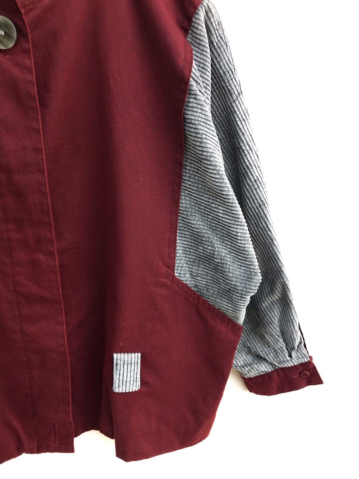 Handmade × Japanese Brand Vintage Handmade Oversized Japan Velvet Deconstruct Jacket Size US M / EU 48-50 / 2 - 4 Thumbnail