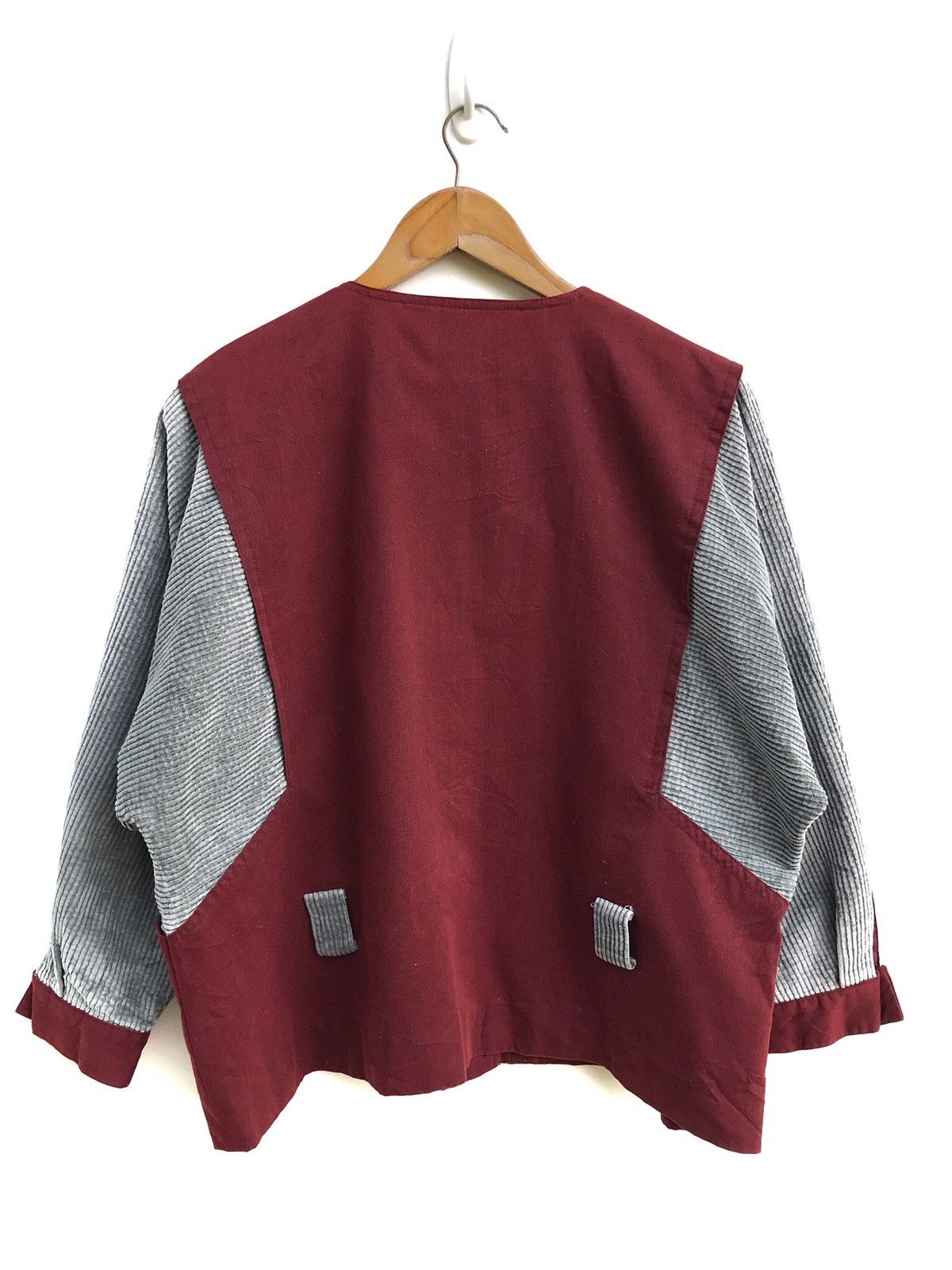 Handmade × Japanese Brand Vintage Handmade Oversized Japan Velvet Deconstruct Jacket Size US M / EU 48-50 / 2 - 2 Thumbnail