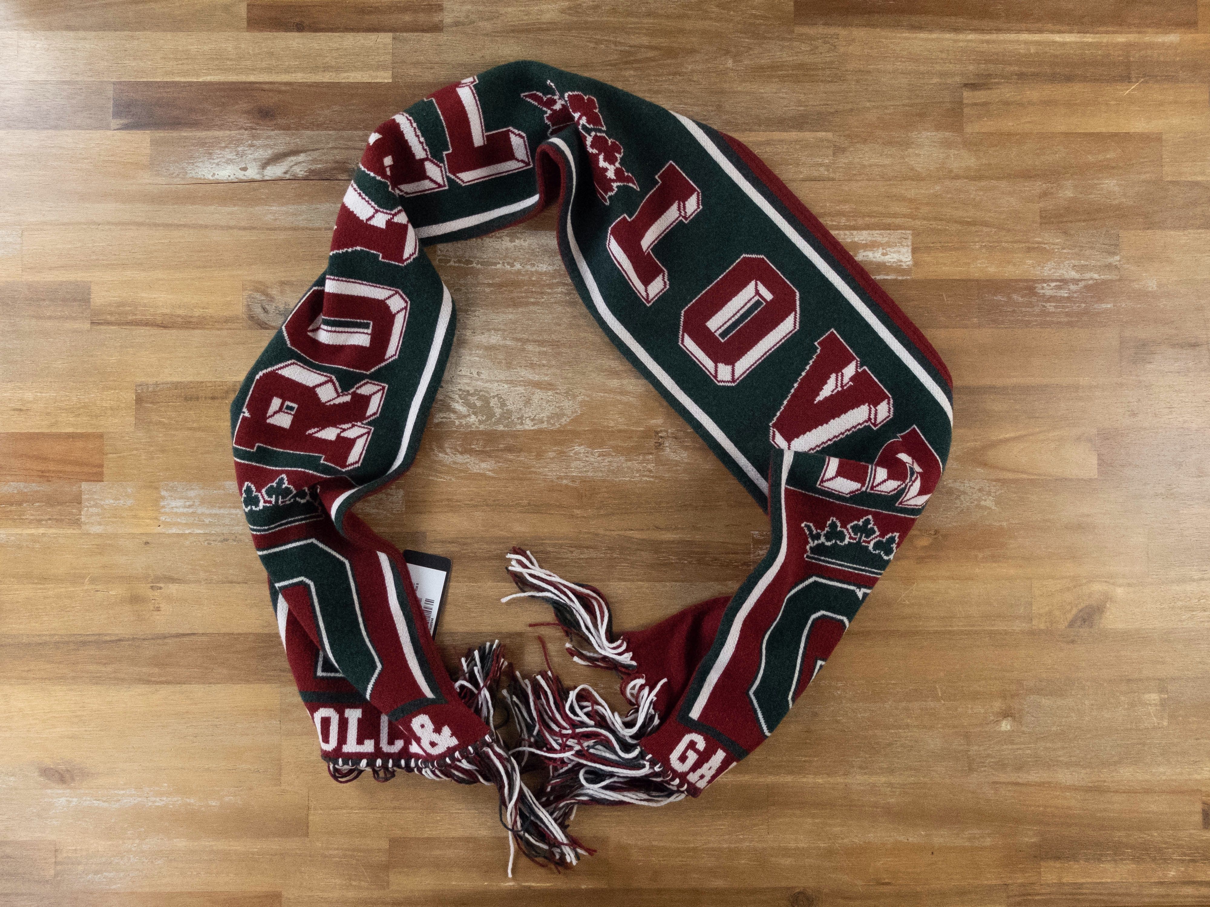 Dolce & Gabbana $645 DOLCE & GABBANA red Royal Love 100% cashmere scarf Size ONE SIZE - 7 Thumbnail