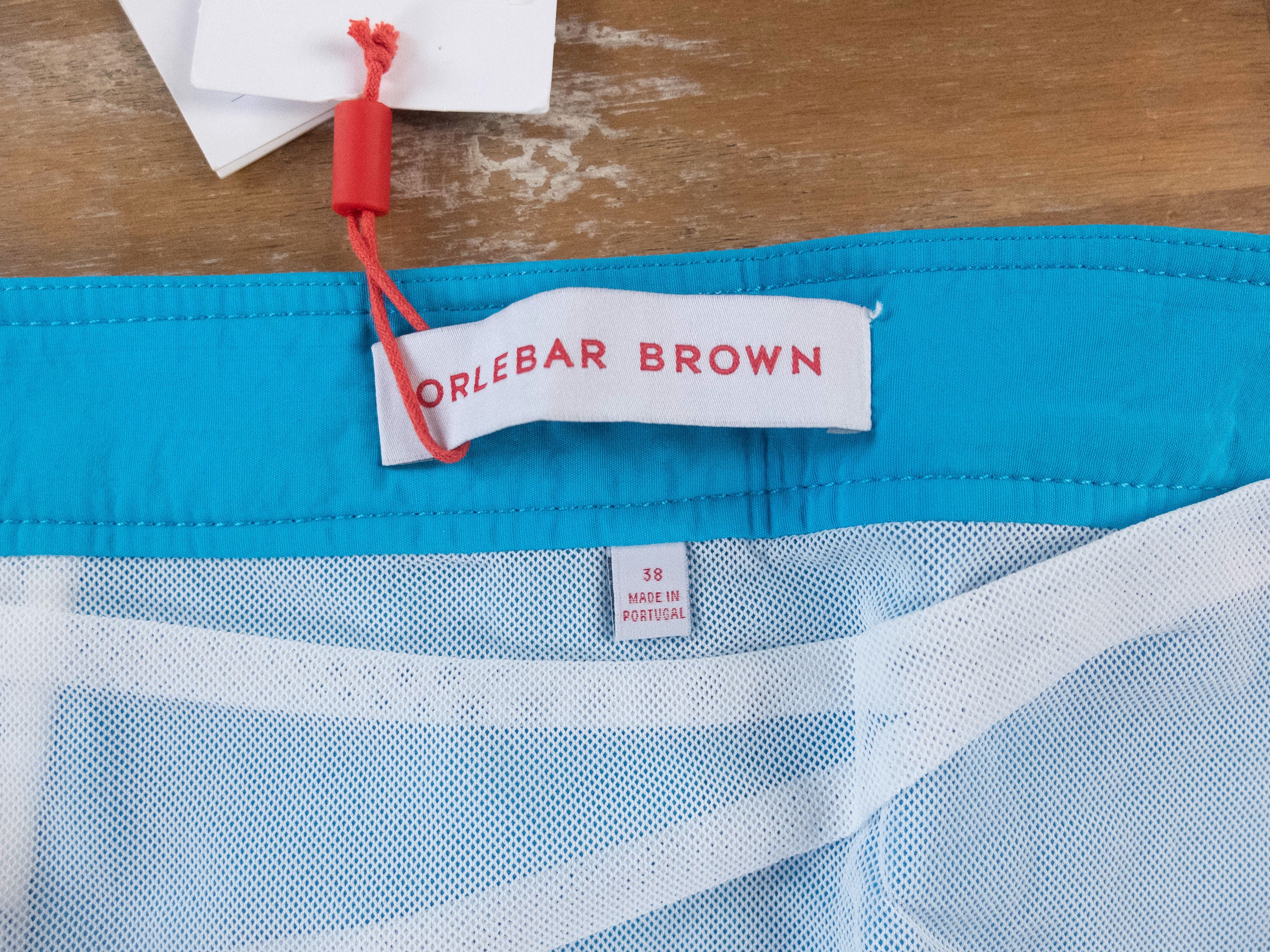 Orlebar Brown ORLEBAR BROWN Setter solid azure blue swim shorts 38 - NWT Size US 38 / EU 54 - 5 Thumbnail