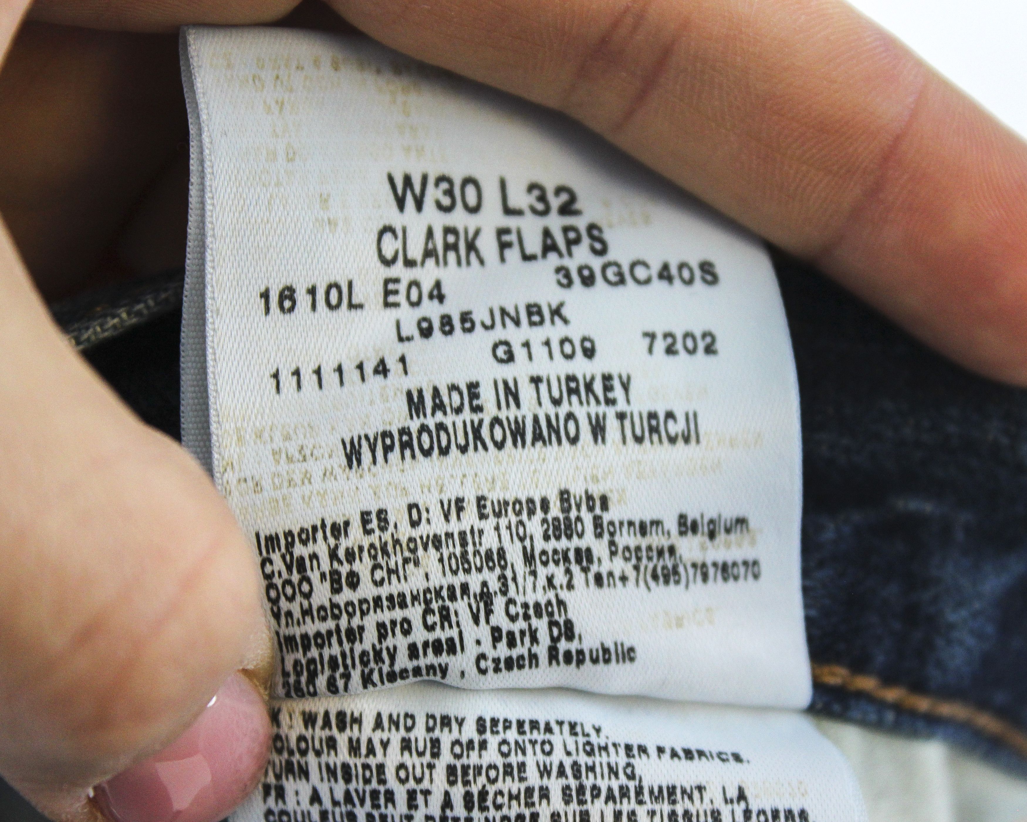 Lee Clark Flaps W30 L32 Reg Straight Jeans Denim Pants Trousers Size US 30 / EU 46 - 9 Thumbnail