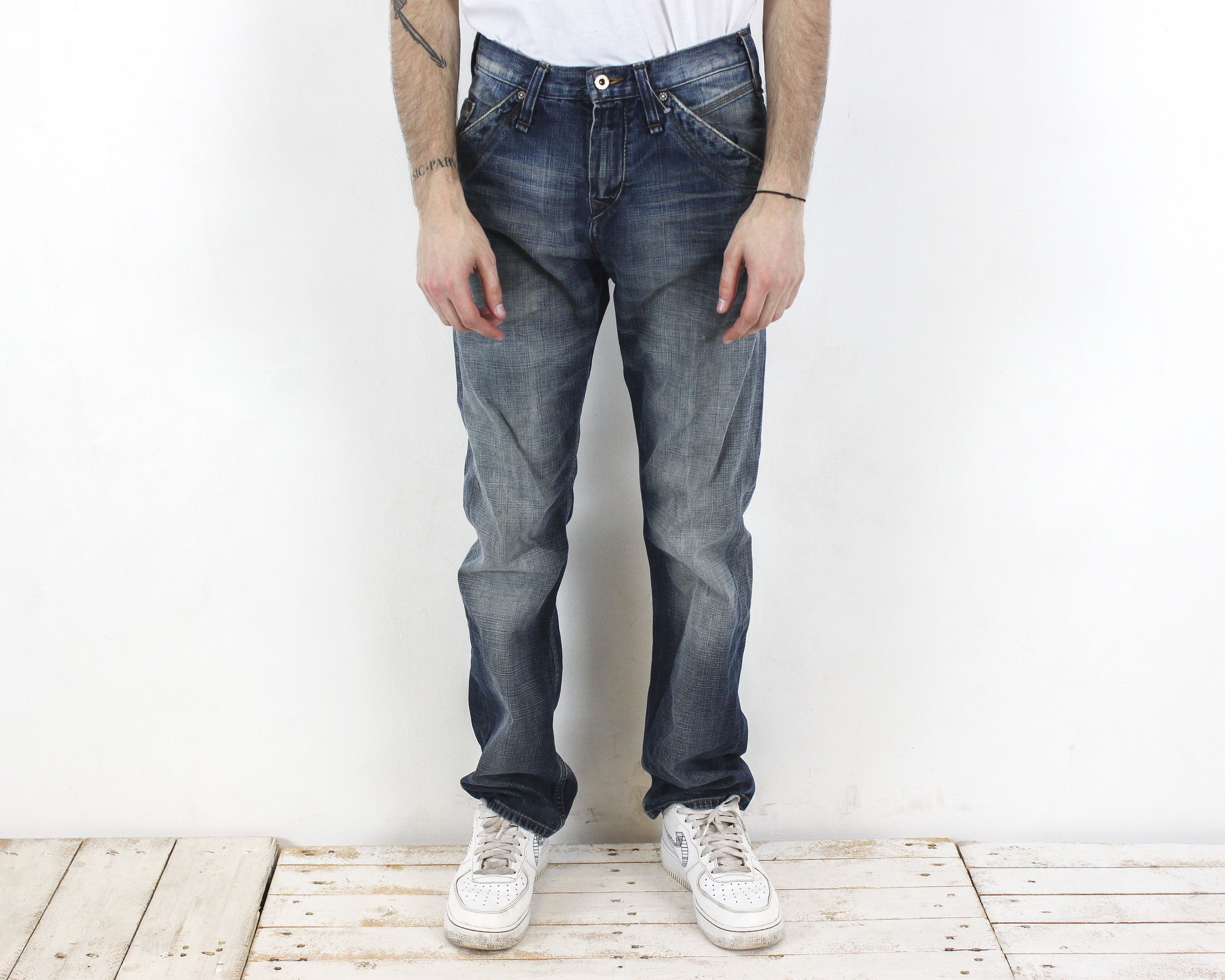 Lee Clark Flaps W30 L32 Reg Straight Jeans Denim Pants Trousers Size US 30 / EU 46 - 1 Thumbnail