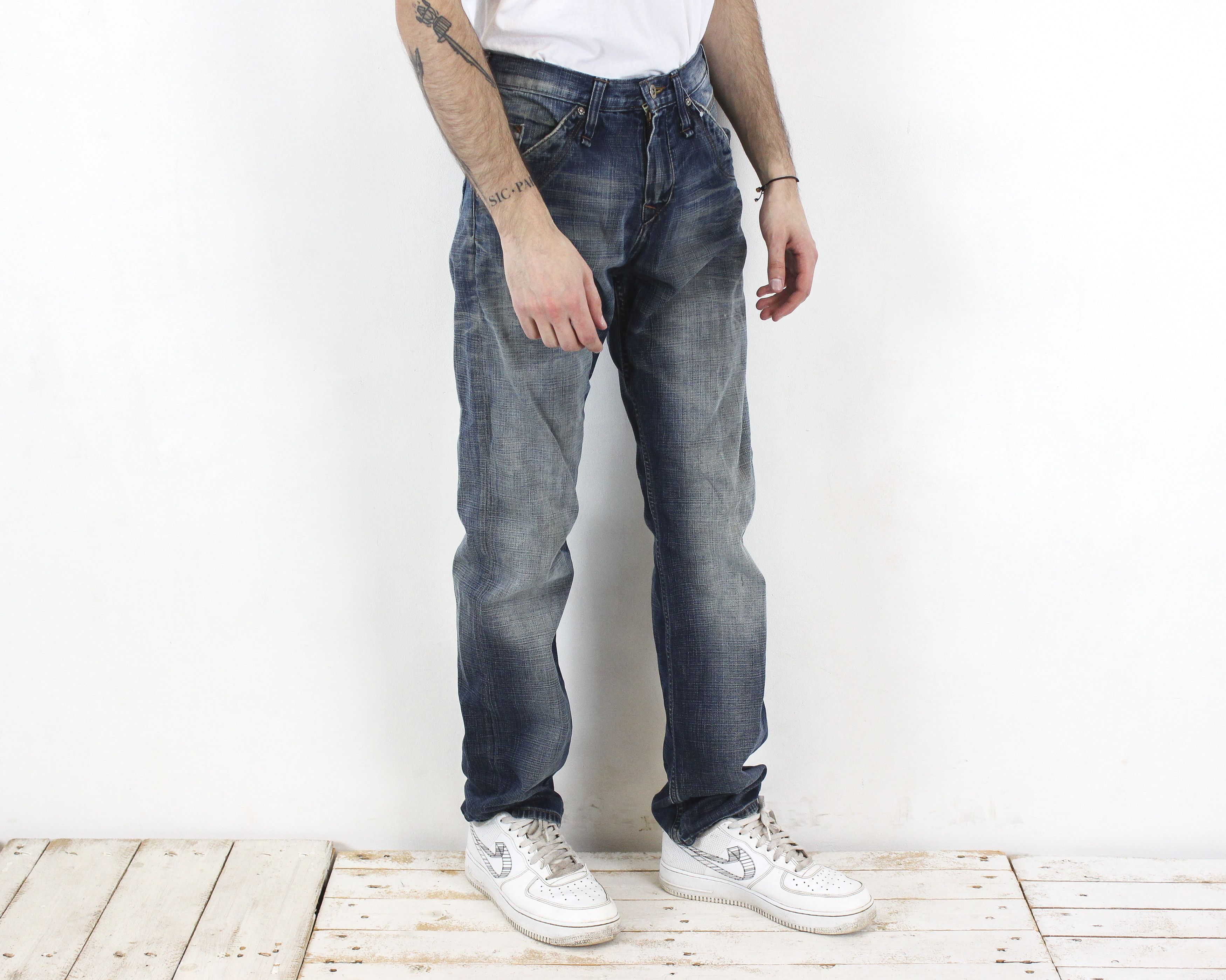 Lee Clark Flaps W30 L32 Reg Straight Jeans Denim Pants Trousers Size US 30 / EU 46 - 4 Thumbnail