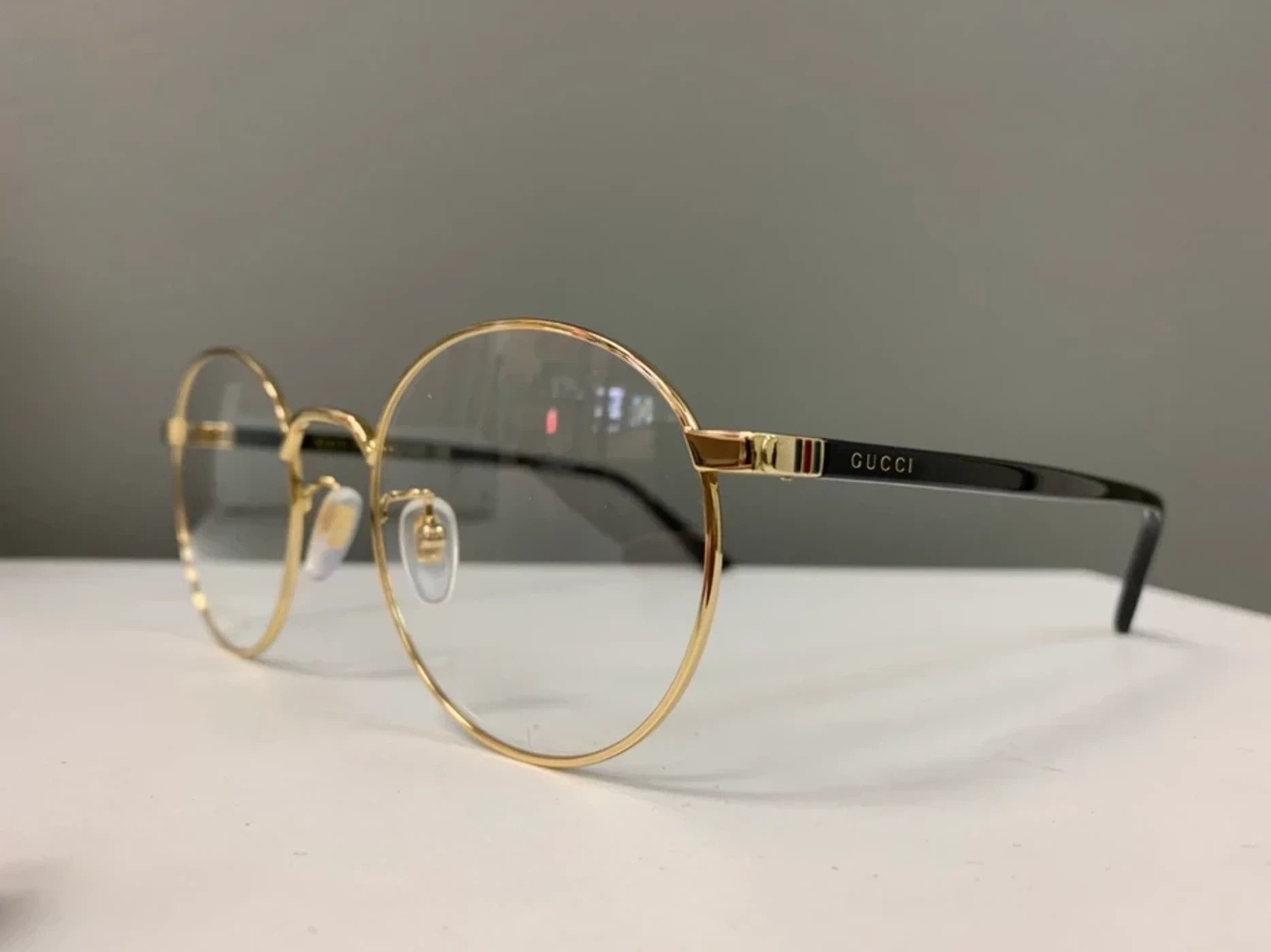 Gucci × Vintage NEW Gucci GG0297 Round Vintage Style Glasses Eyeglasses Size ONE SIZE - 2 Thumbnail