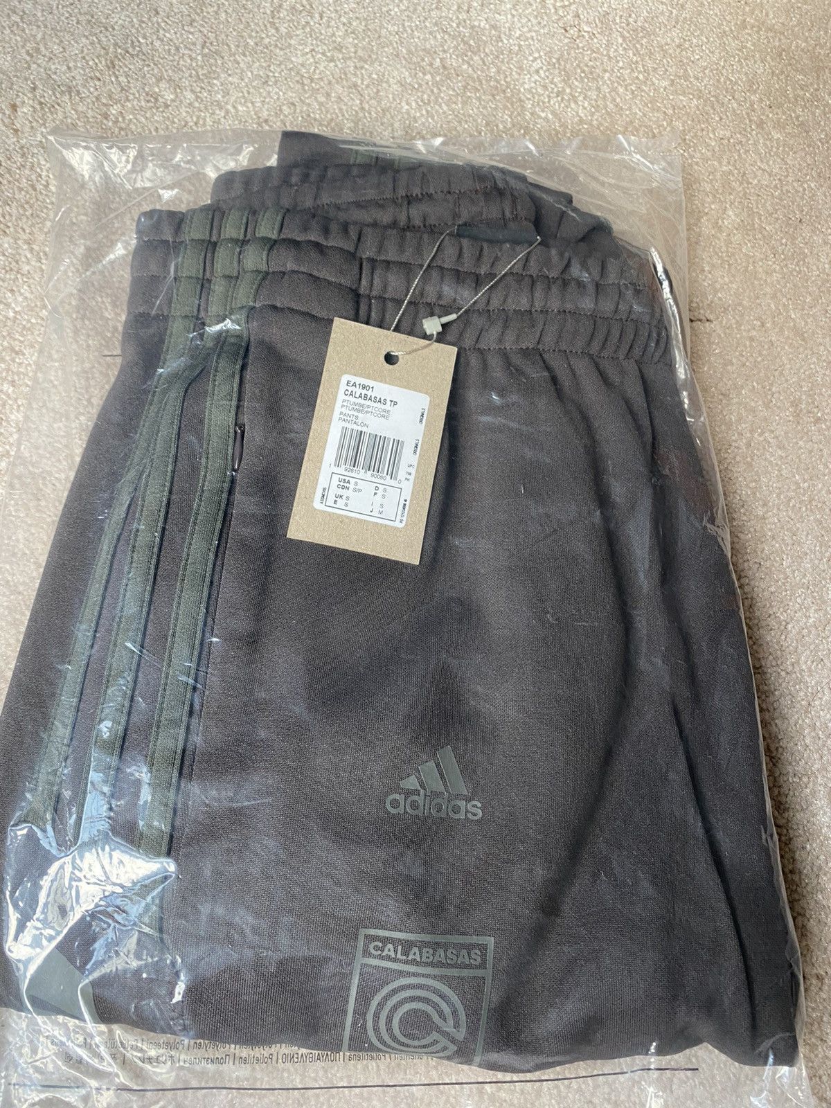 Yeezy Adidas Yeezy Calabasas Track Pant ‘Umber/Core’ Size US 30 / EU 46 - 3 Thumbnail