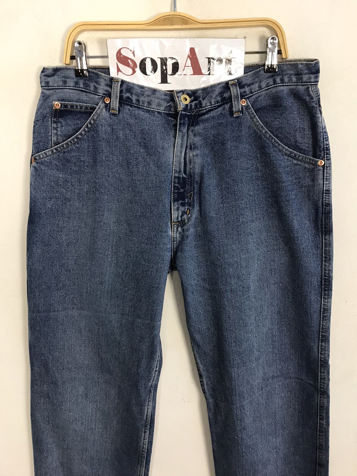 Polo Ralph Lauren × Ralph Lauren × Vintage Vintage Polo Jeans Ralph Lauren Carpenter Workwear Style Size US 36 / EU 52 - 3 Thumbnail